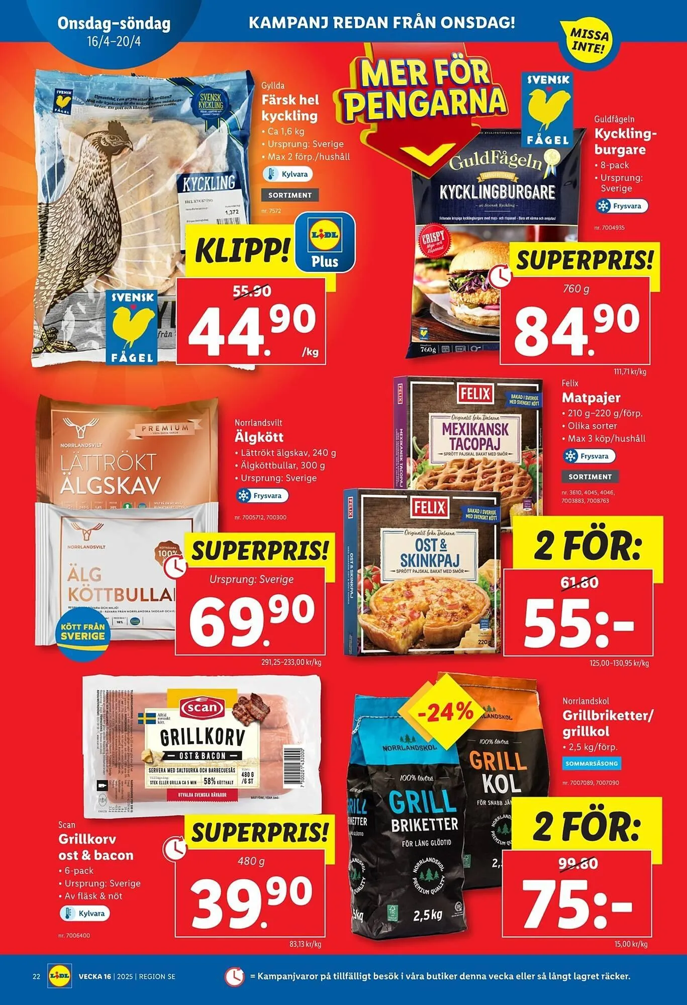Lidl reklamblad från 14 april till 20 april 2025 - Reklamblad sidor 24