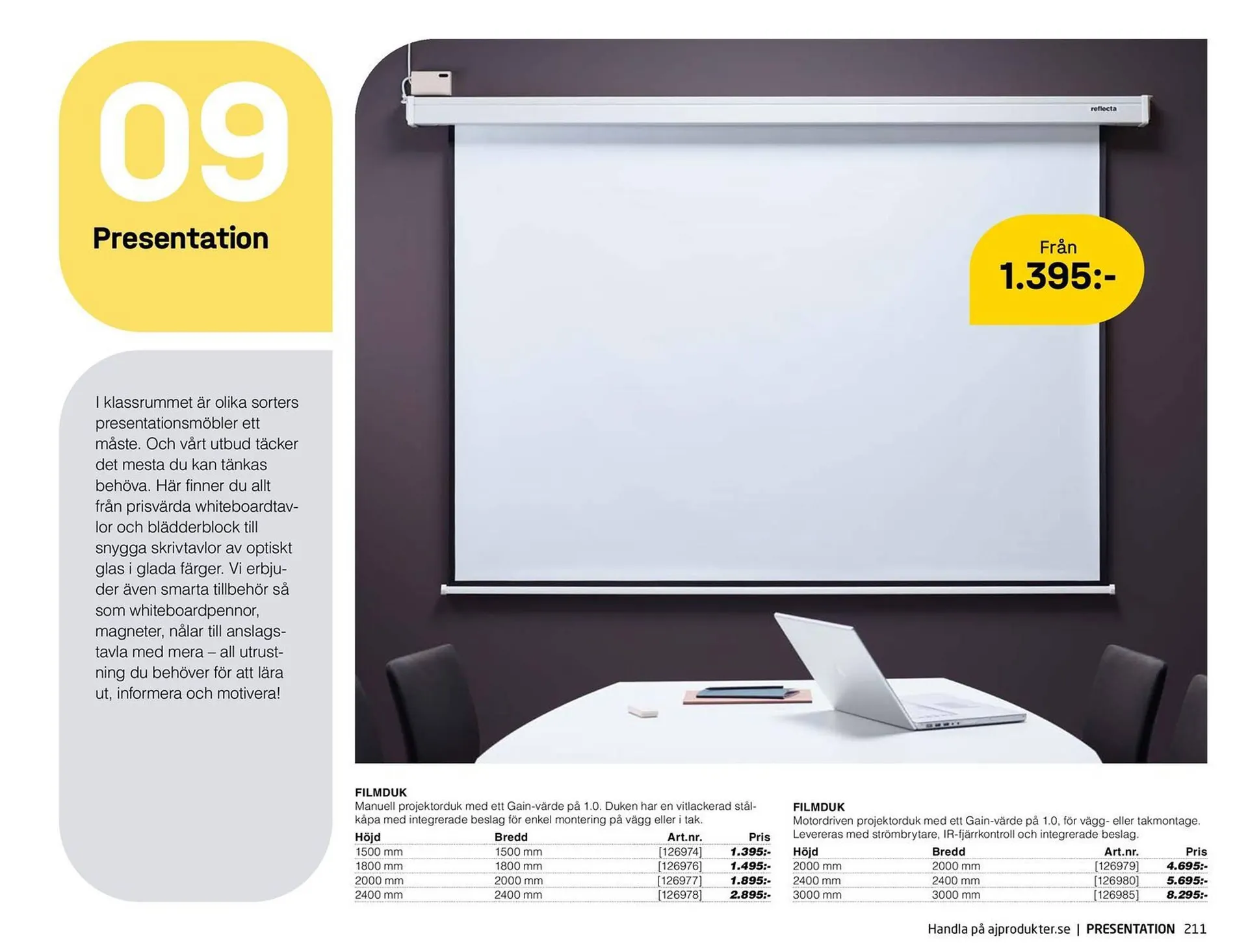 AJ Produkter reklamblad från 8 oktober till 4 december 2023 - Reklamblad sidor 211