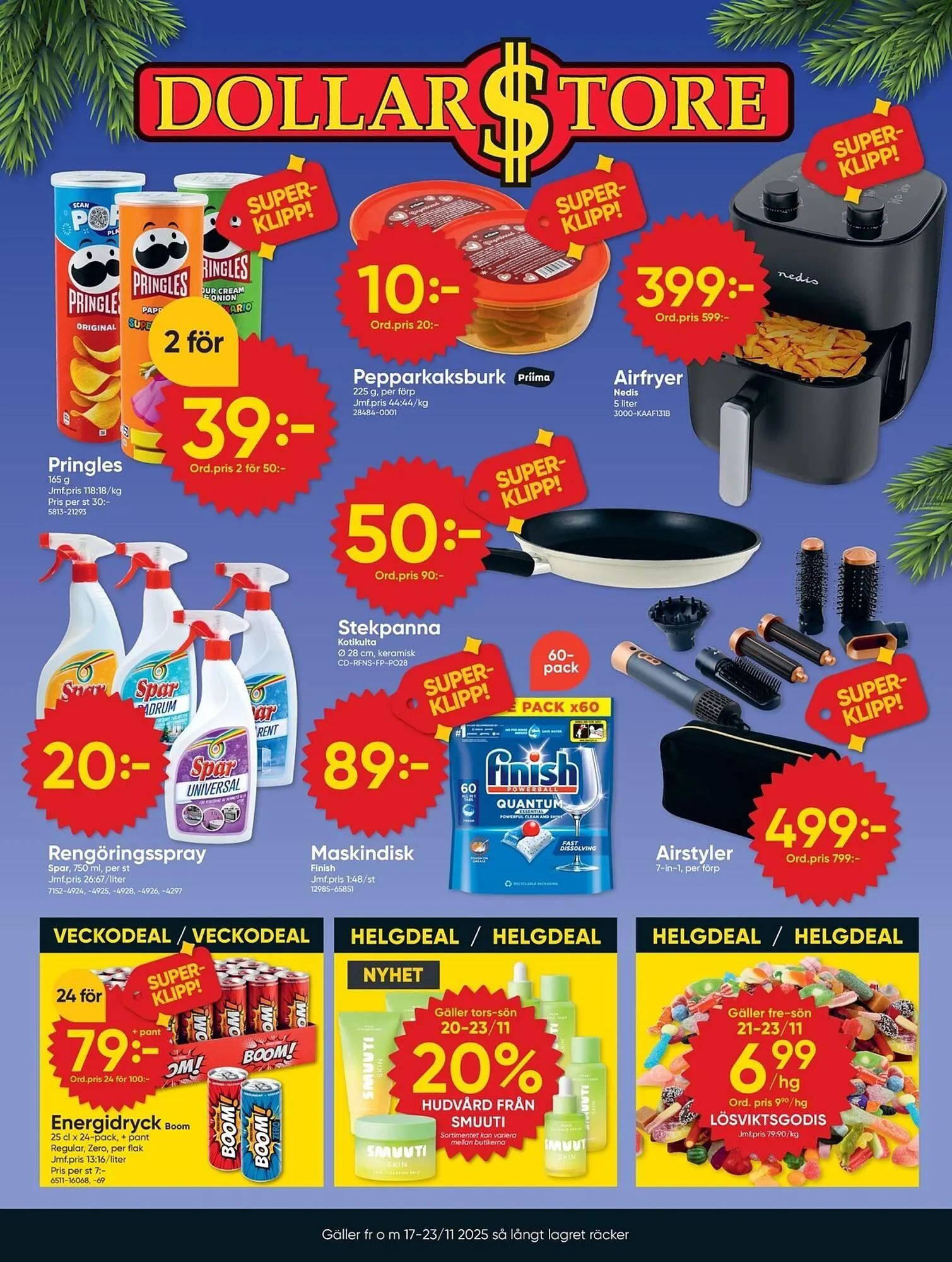 DollarStore annonsblad från 17 november till 23 november 2025 - Reklamblad sidor 1
