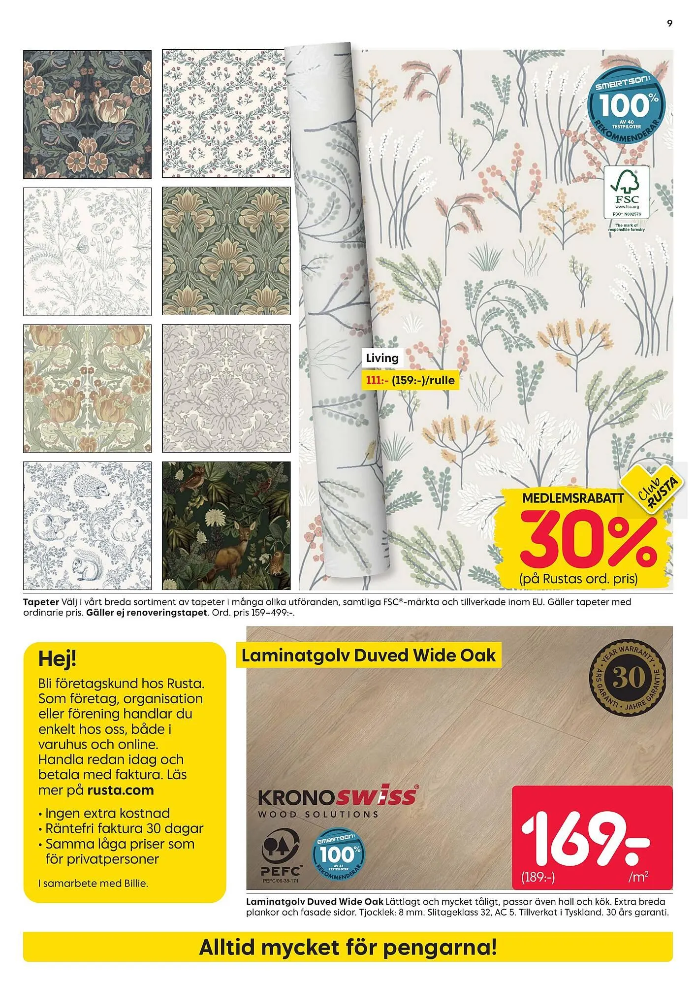 Rusta reklamblad från 4 augusti till 10 augusti 2025 - Reklamblad sidor 9