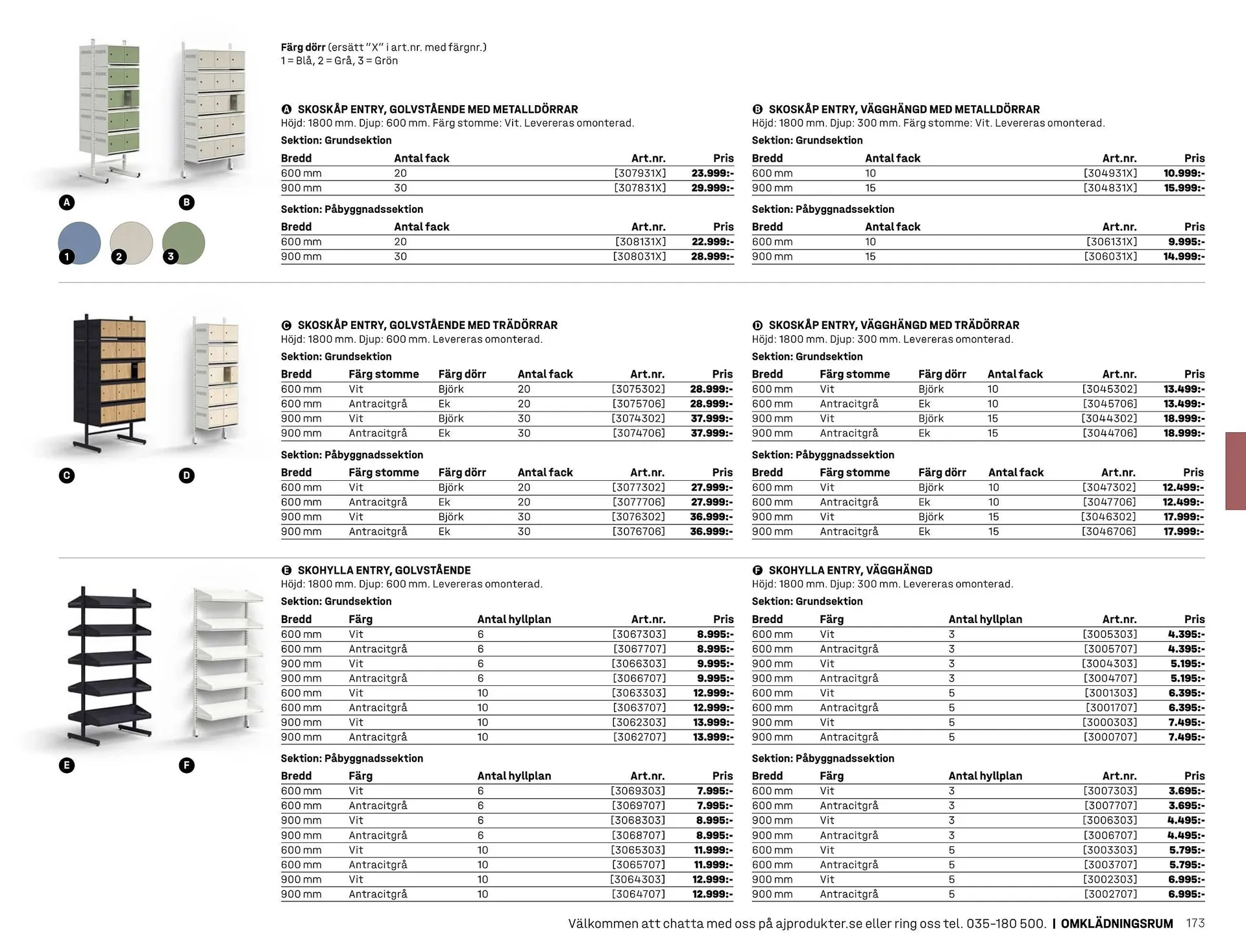 AJ Produkter reklamblad från 1 januari till 31 december 2025 - Reklamblad sidor 173
