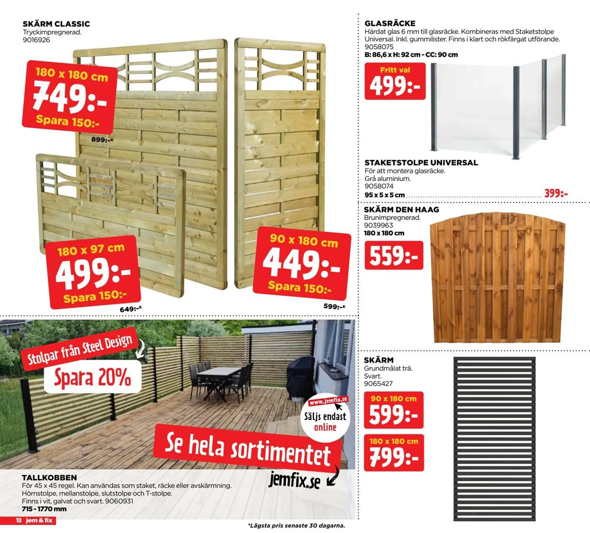 Jem&Fix reklamblad från 6 april till 20 april 2026 - Reklamblad sidor 10