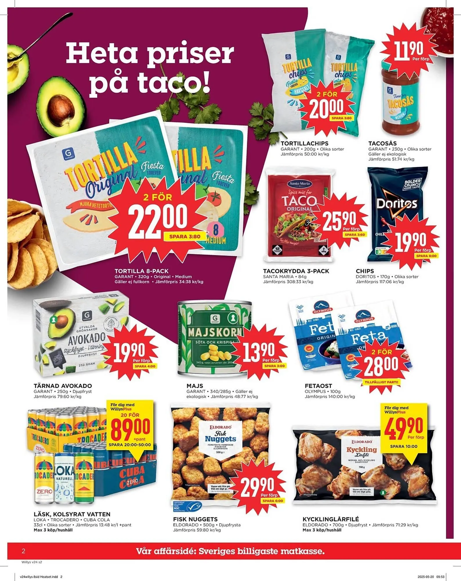Willys reklamblad från 9 juni till 15 juni 2025 - Reklamblad sidor 2