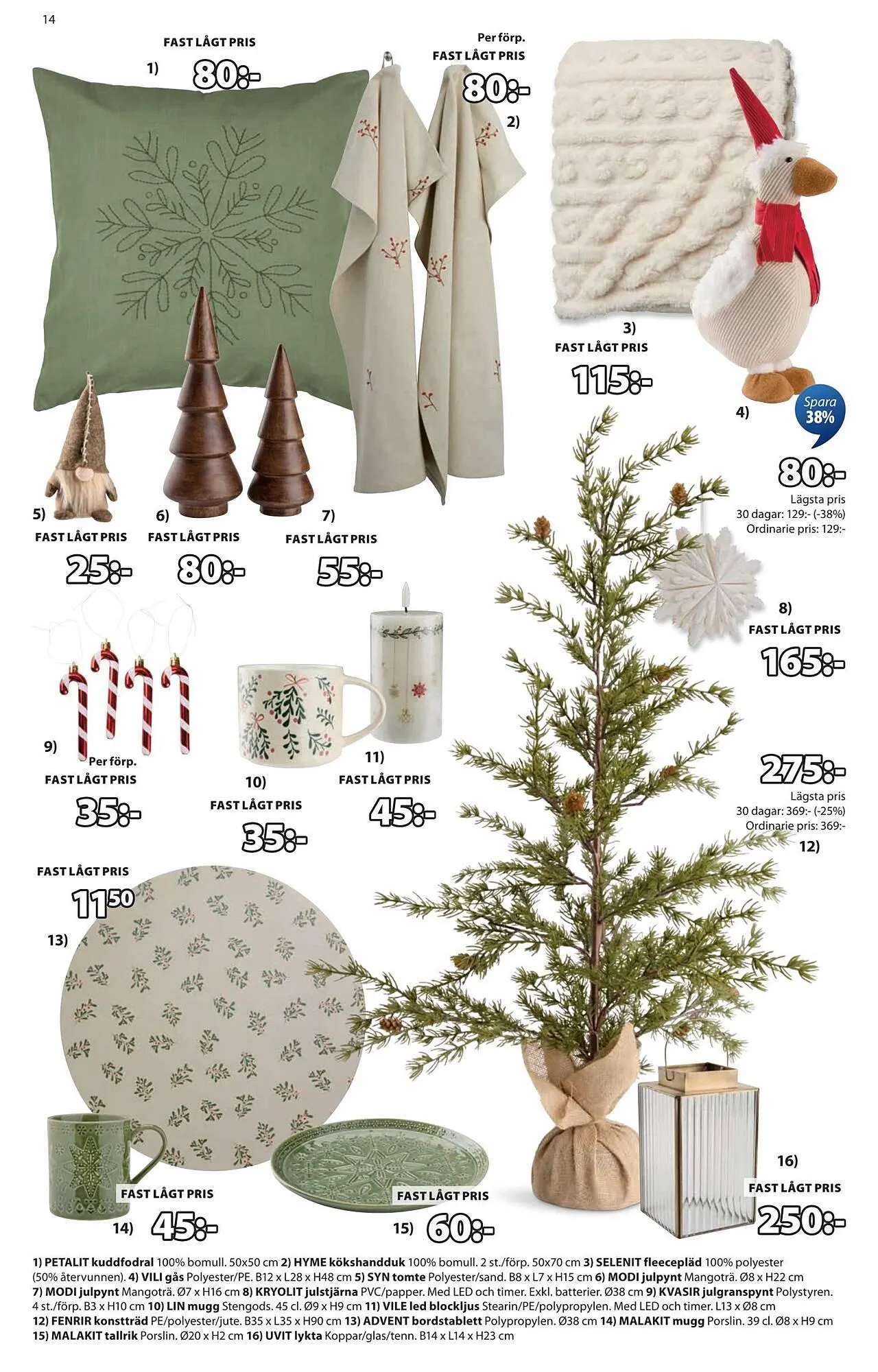 JYSK reklamblad från 20 oktober till 2 november 2025 - Reklamblad sidor 14