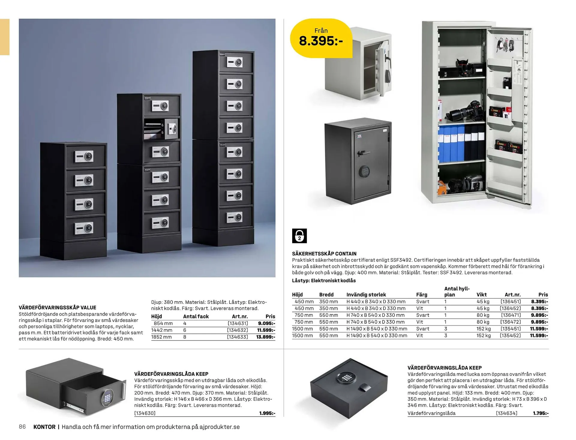 AJ Produkter reklamblad från 1 januari till 31 december 2025 - Reklamblad sidor 86