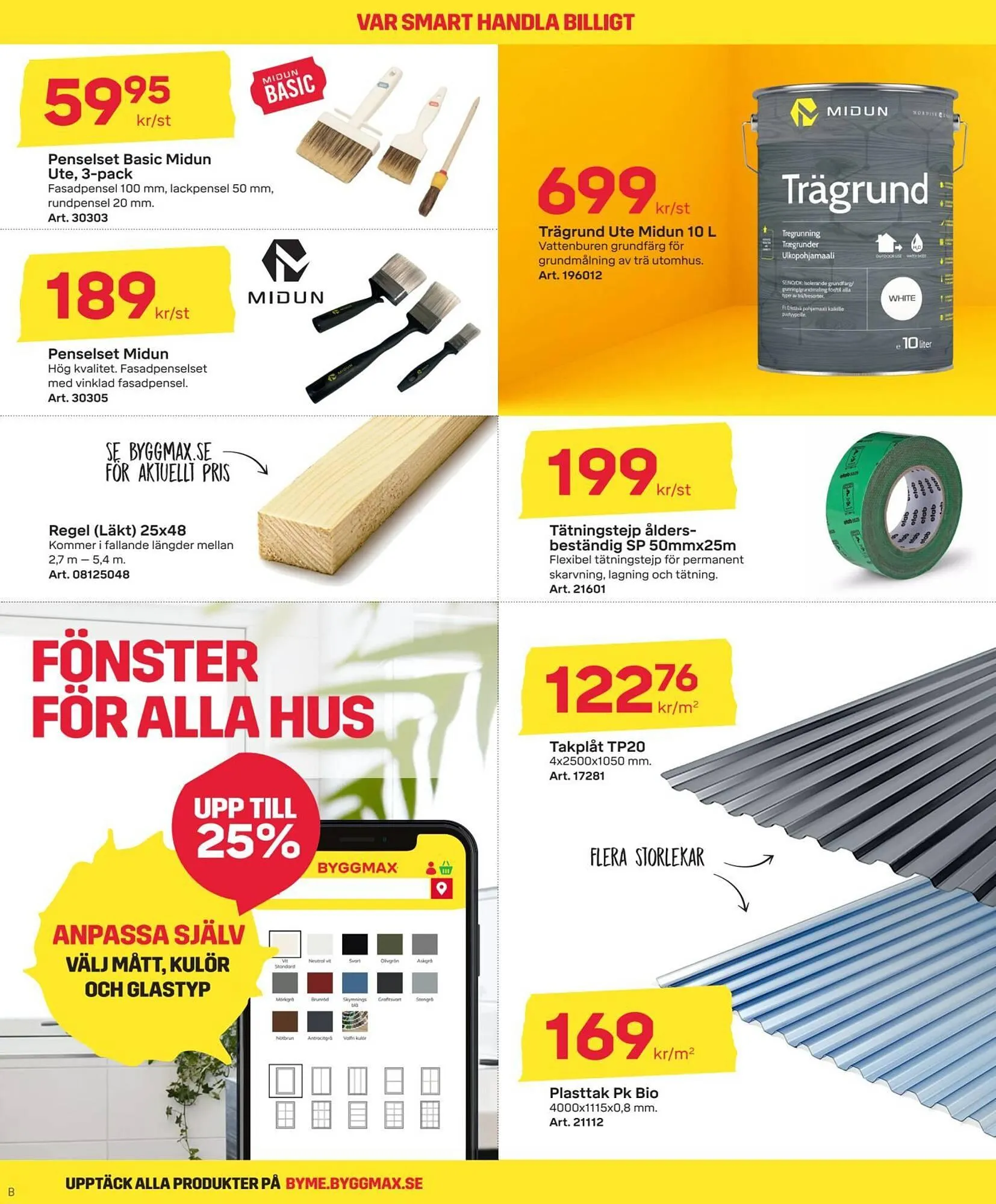 Byggmax reklamblad från 18 juli till 3 augusti 2025 - Reklamblad sidor 5