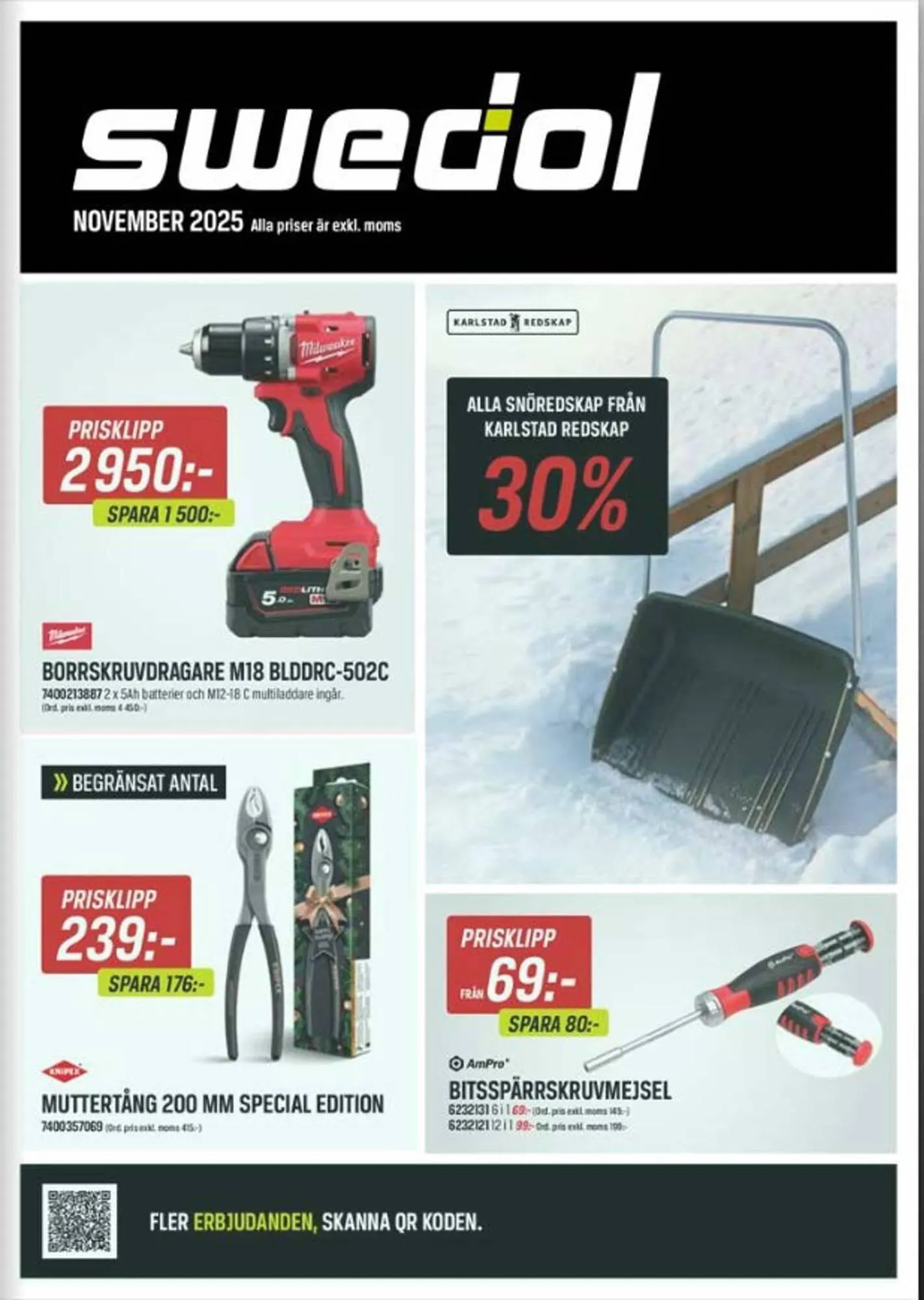 Tools reklamblad från 3 november till 30 november 2025 - Reklamblad sidor 1