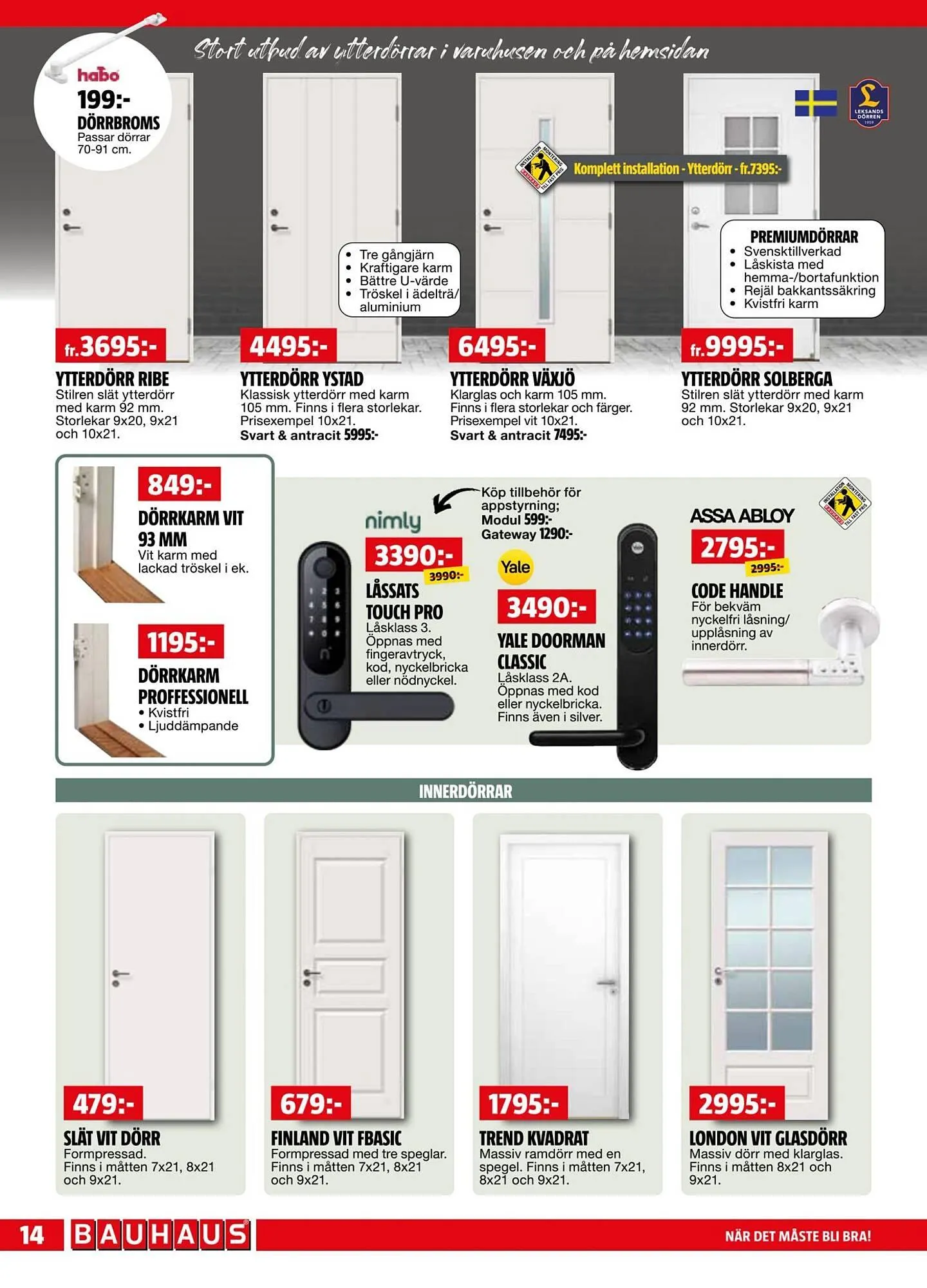 Bauhaus reklamblad från 2 mars till 16 mars 2026 - Reklamblad sidor 14