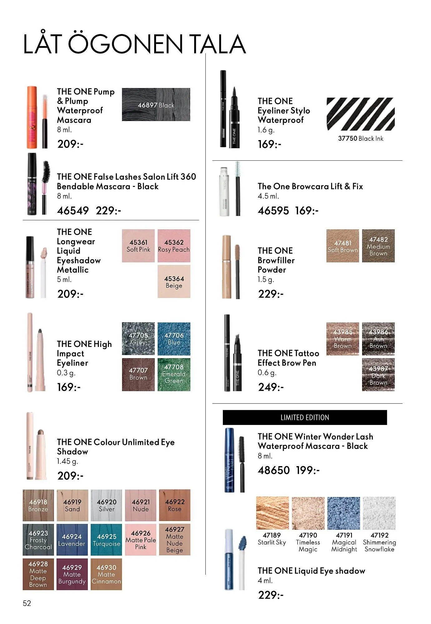 Oriflame reklamblad från 18 februari till 10 mars 2026 - Reklamblad sidor 52