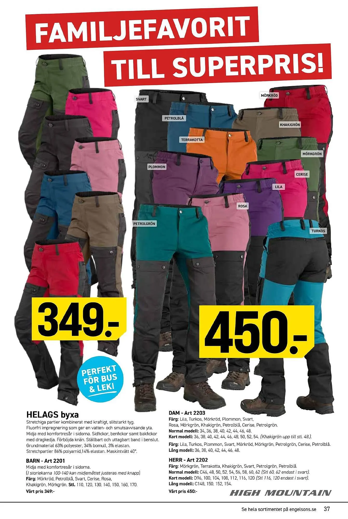 Engelsons reklamblad från 23 oktober till 30 november 2023 - Reklamblad sidor 37