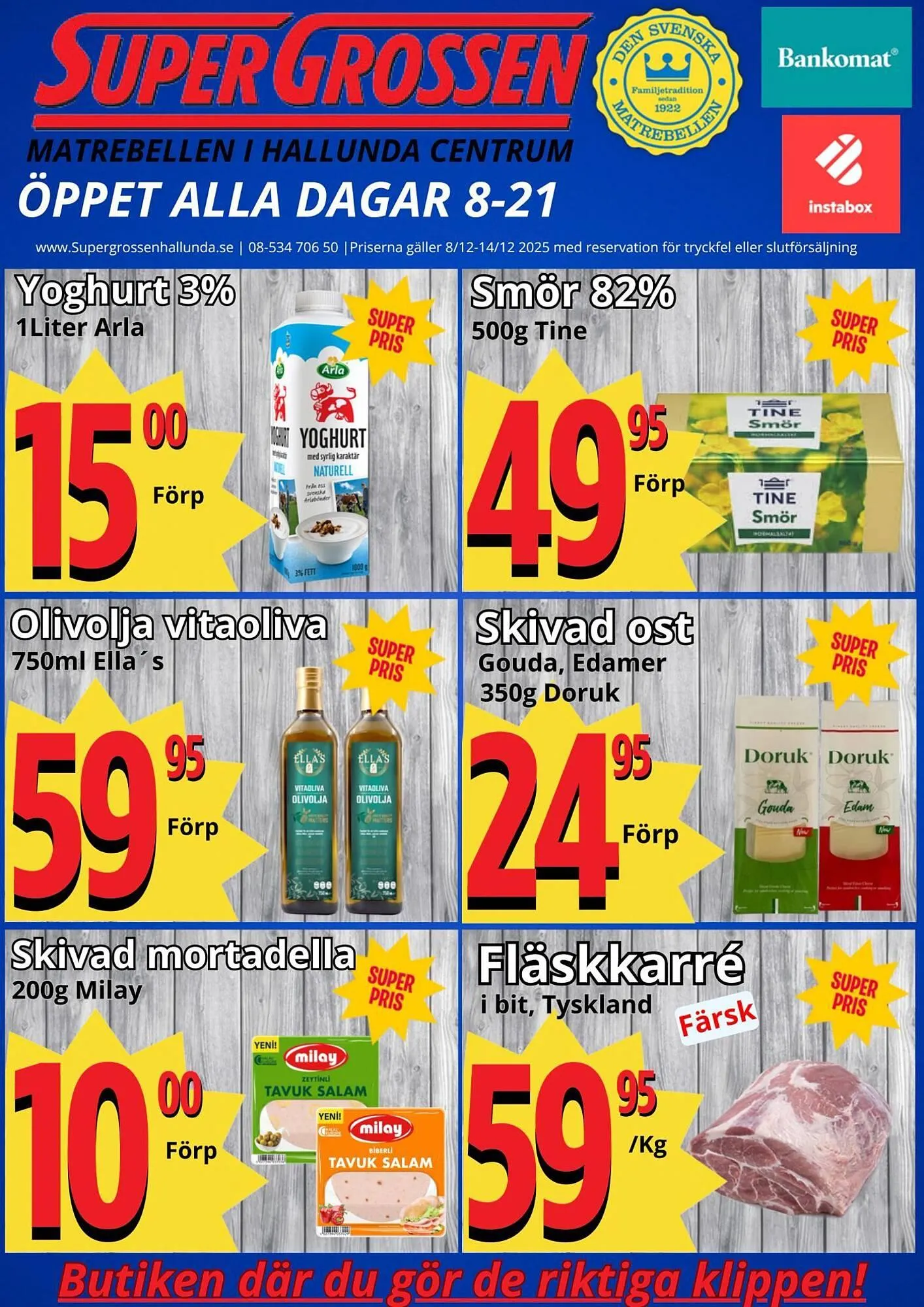 Supergrossen reklamblad - 1