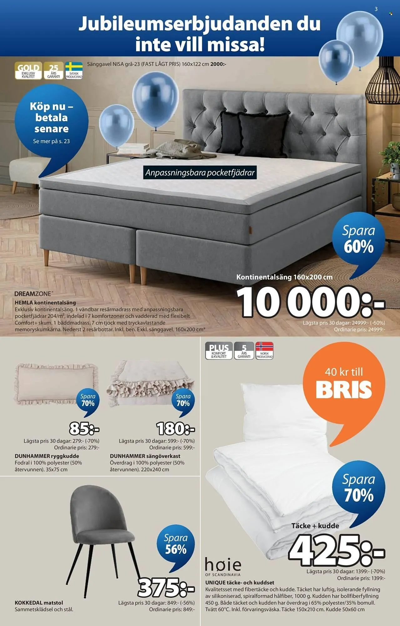 JYSK reklamblad från 30 mars till 26 april 2026 - Reklamblad sidor 3