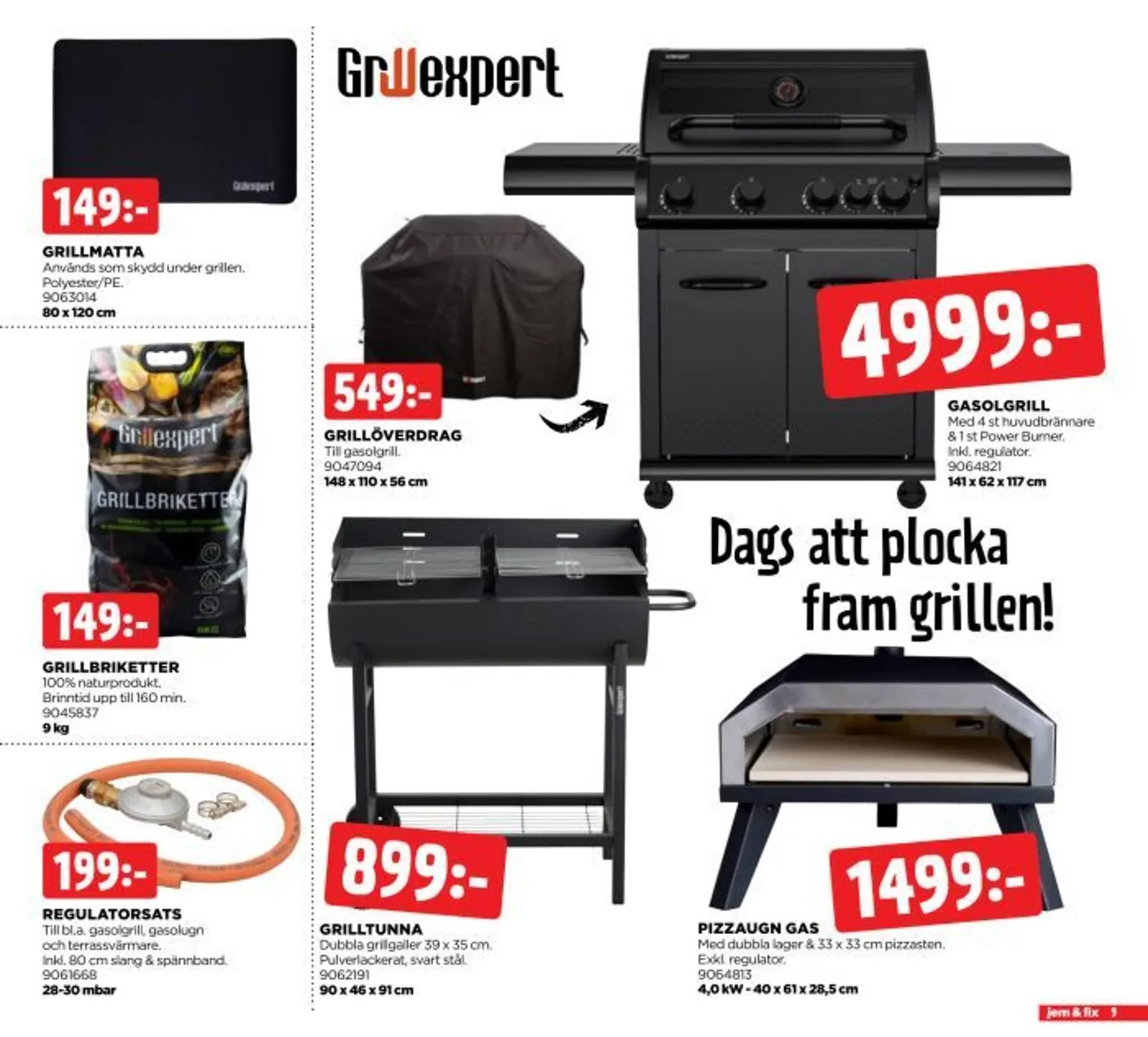 Jem&Fix reklamblad från 12 maj till 18 maj 2025 - Reklamblad sidor 9