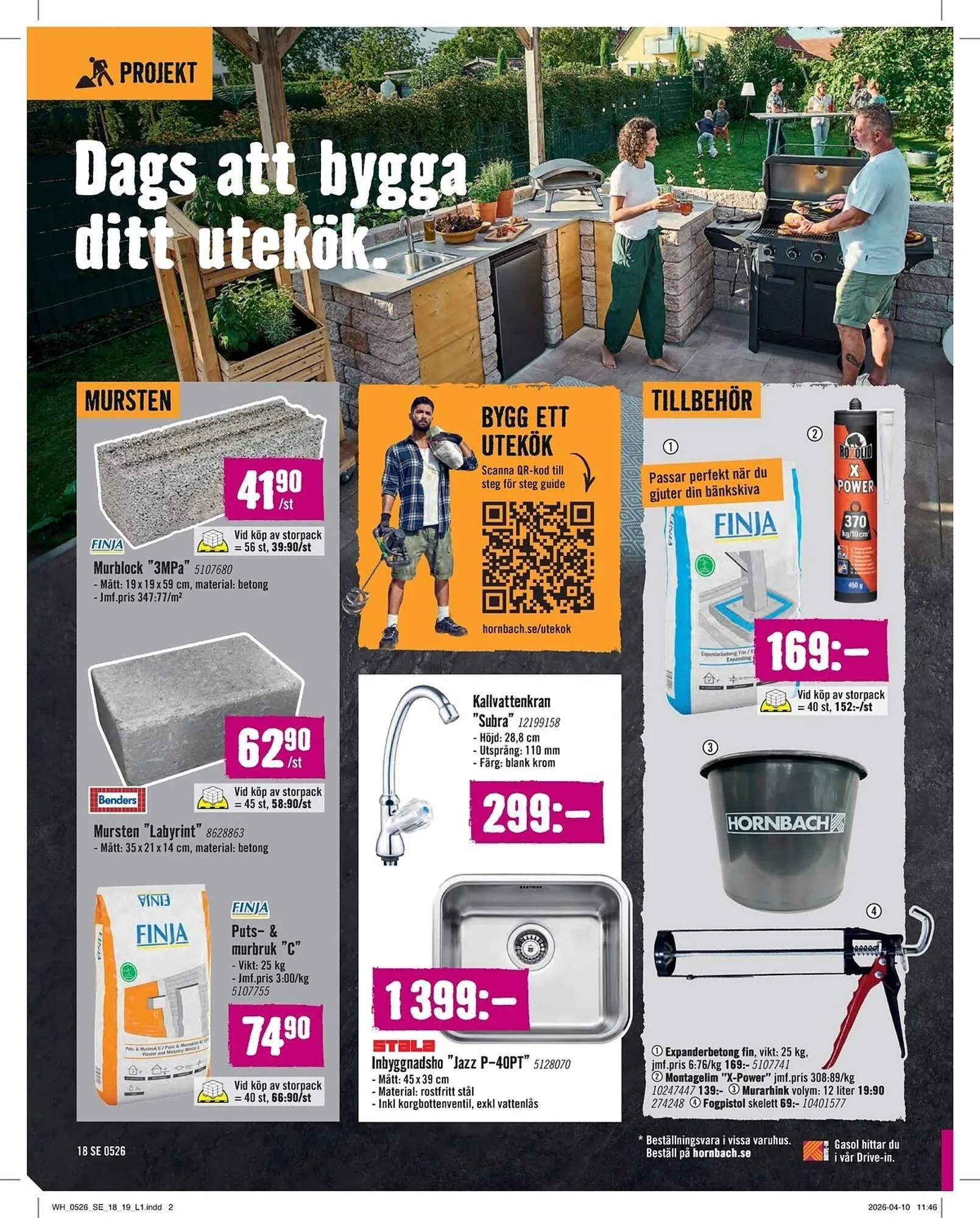 Hornbach reklamblad från 4 maj till 30 maj 2026 - Reklamblad sidor 18
