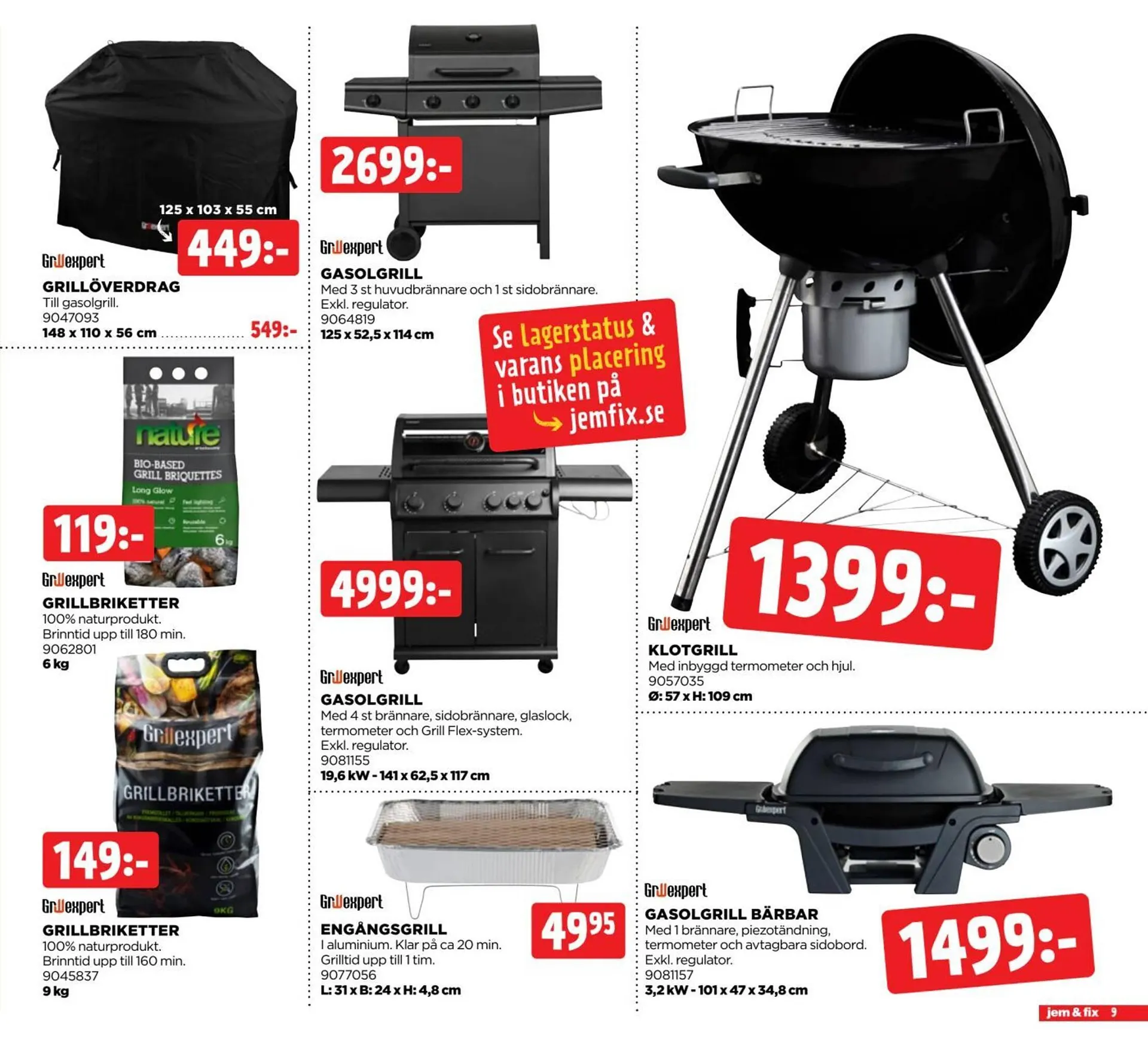 Jem&Fix reklamblad från 16 mars till 30 mars 2026 - Reklamblad sidor 9