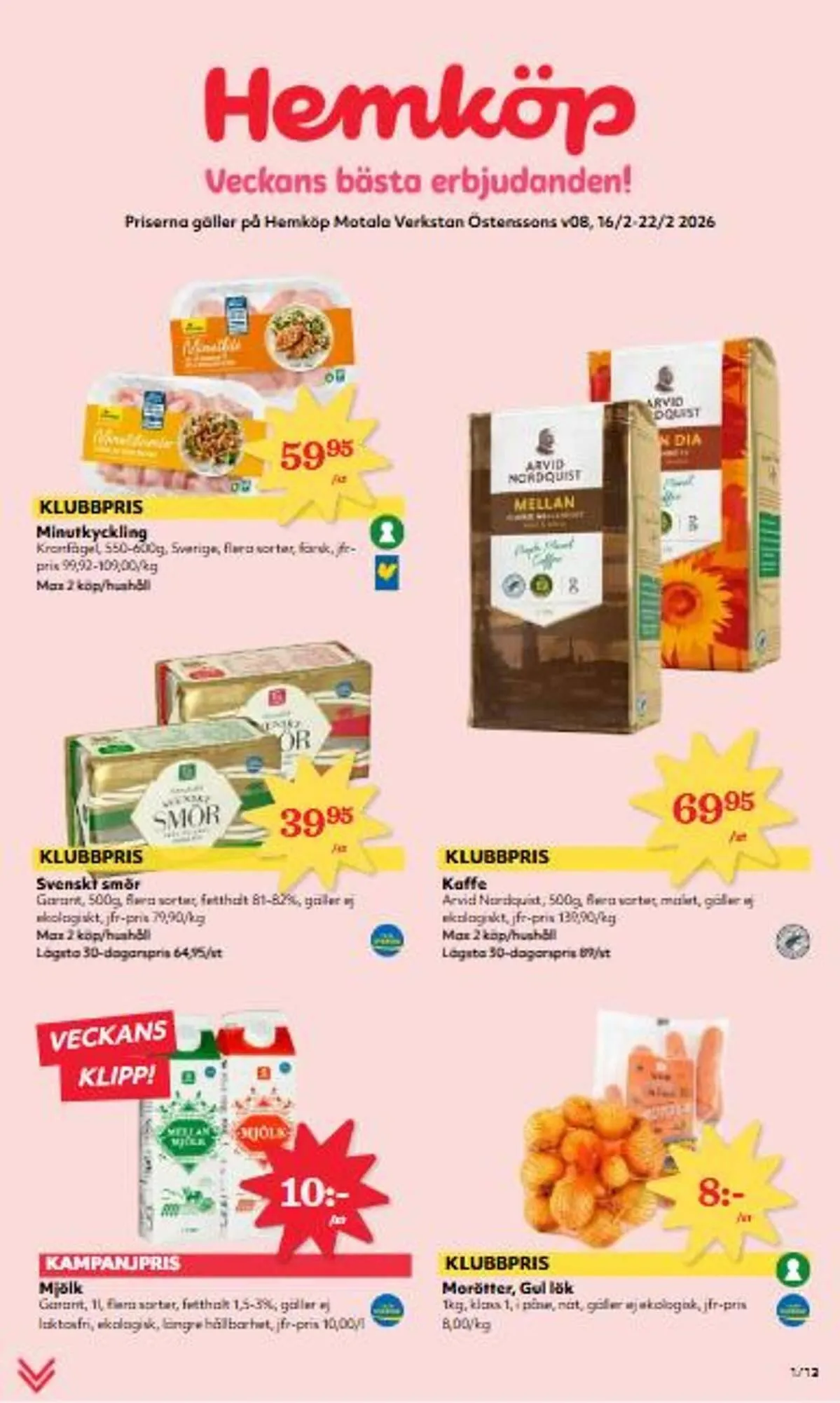 Östenssons reklamblad - 1