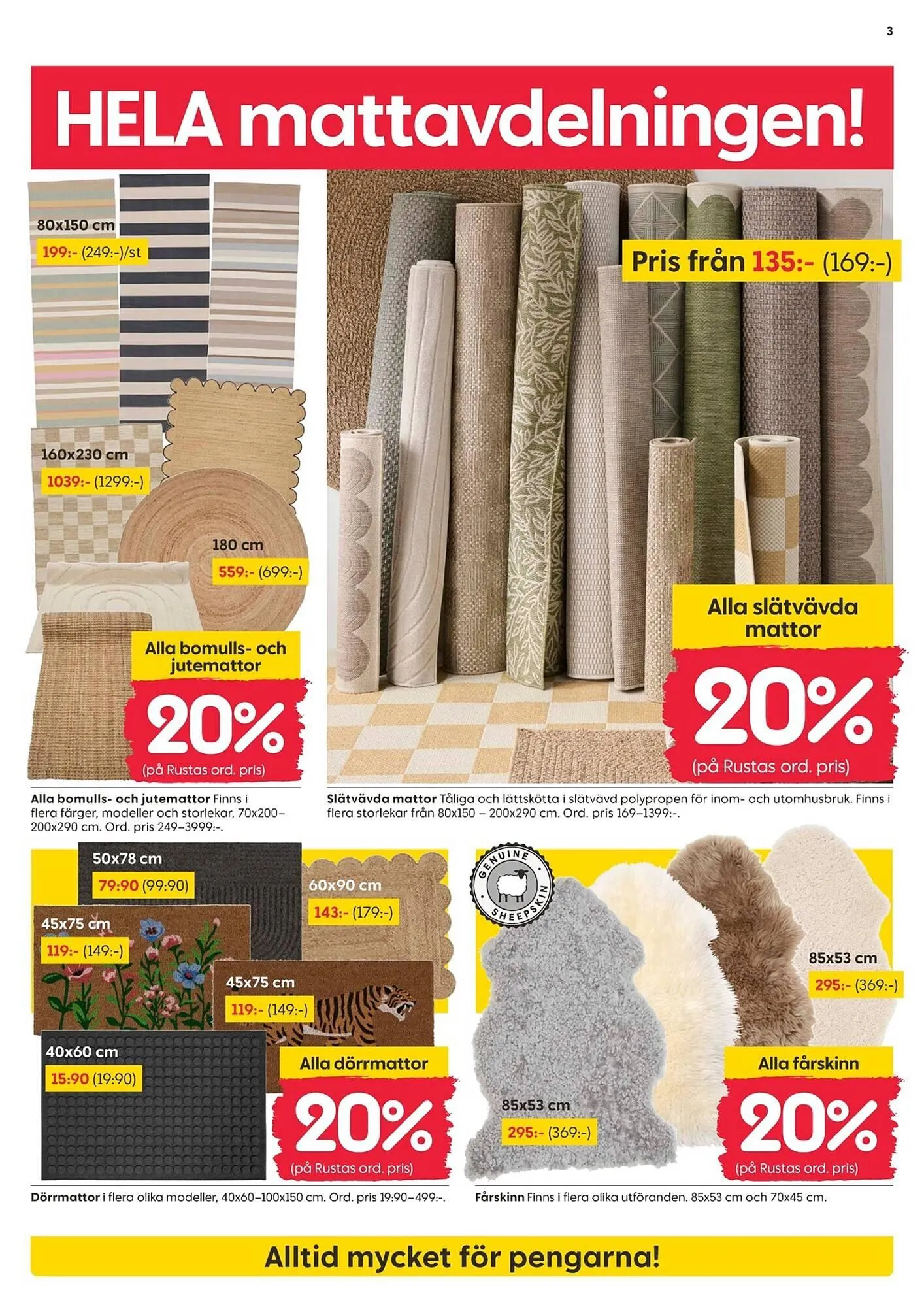 Rusta reklamblad från 2 mars till 8 mars 2026 - Reklamblad sidor 3