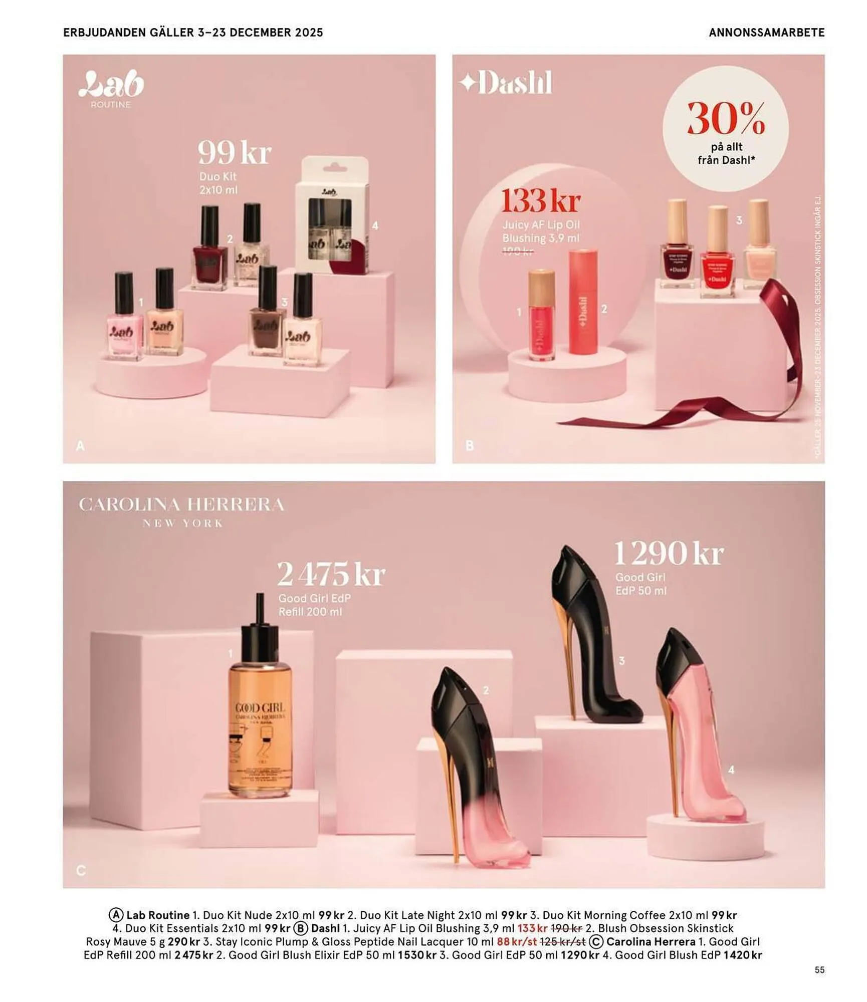 Åhléns reklamblad från 25 november till 11 december 2025 - Reklamblad sidor 55