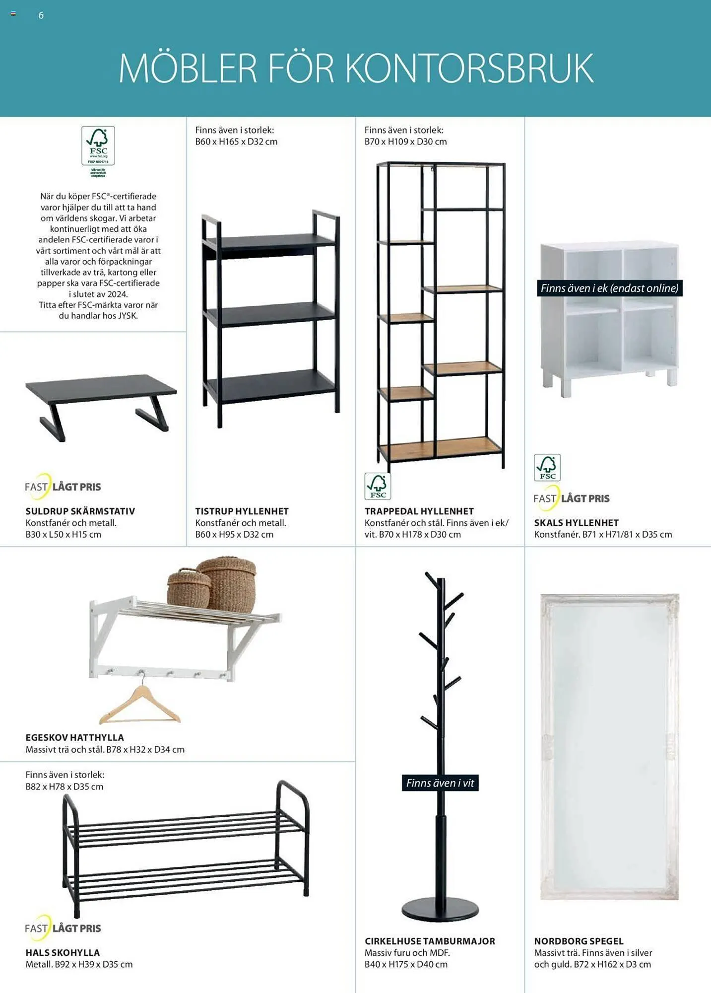 JYSK reklamblad från 1 september till 31 december 2023 - Reklamblad sidor 6