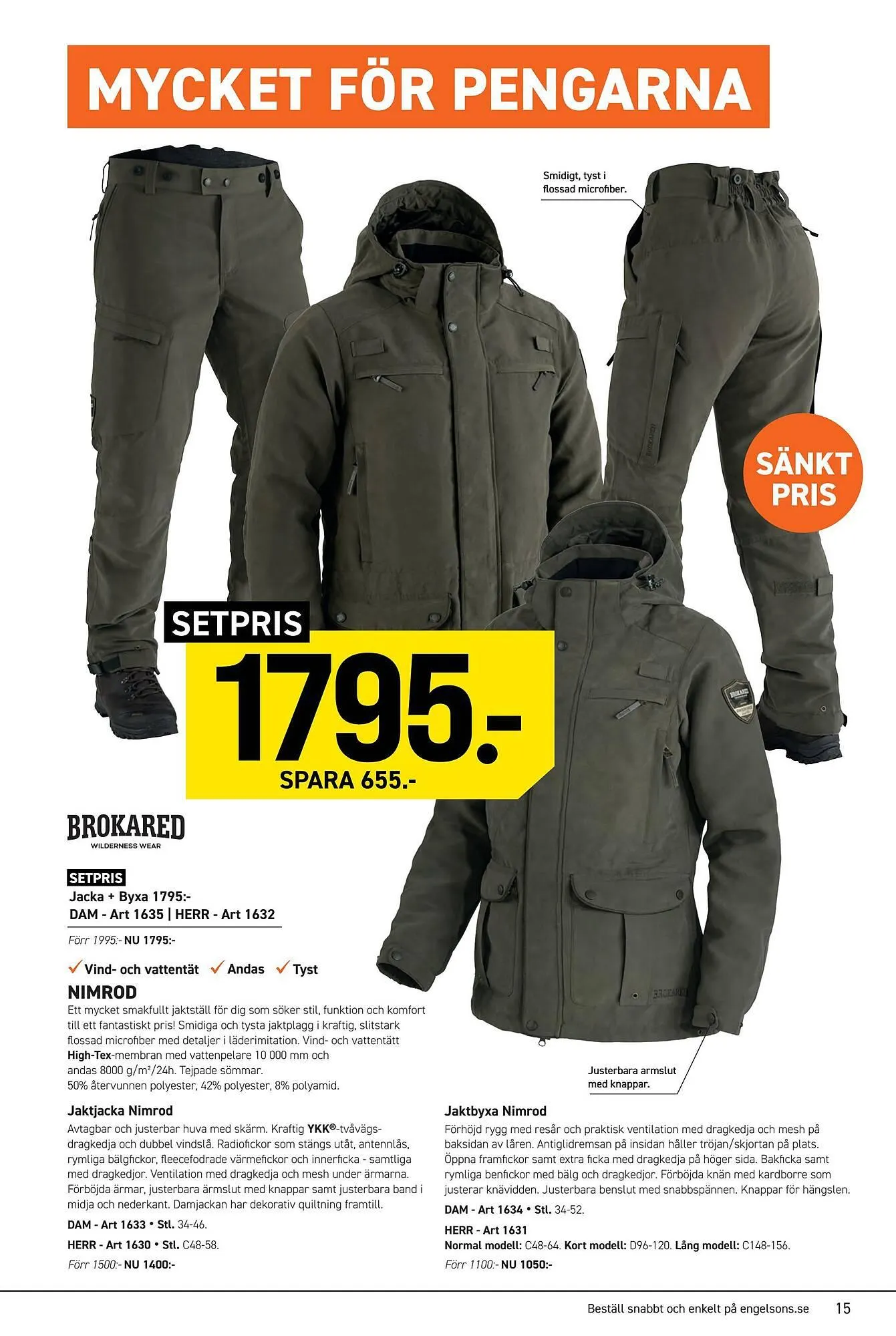 Engelsons reklamblad från 1 juli till 31 juli 2025 - Reklamblad sidor 15