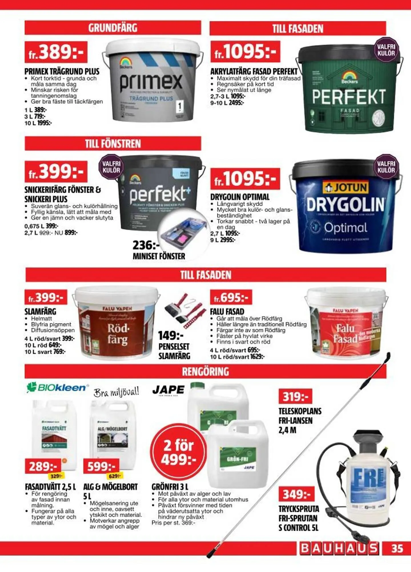 Bauhaus reklamblad från 28 april till 11 maj 2025 - Reklamblad sidor 35
