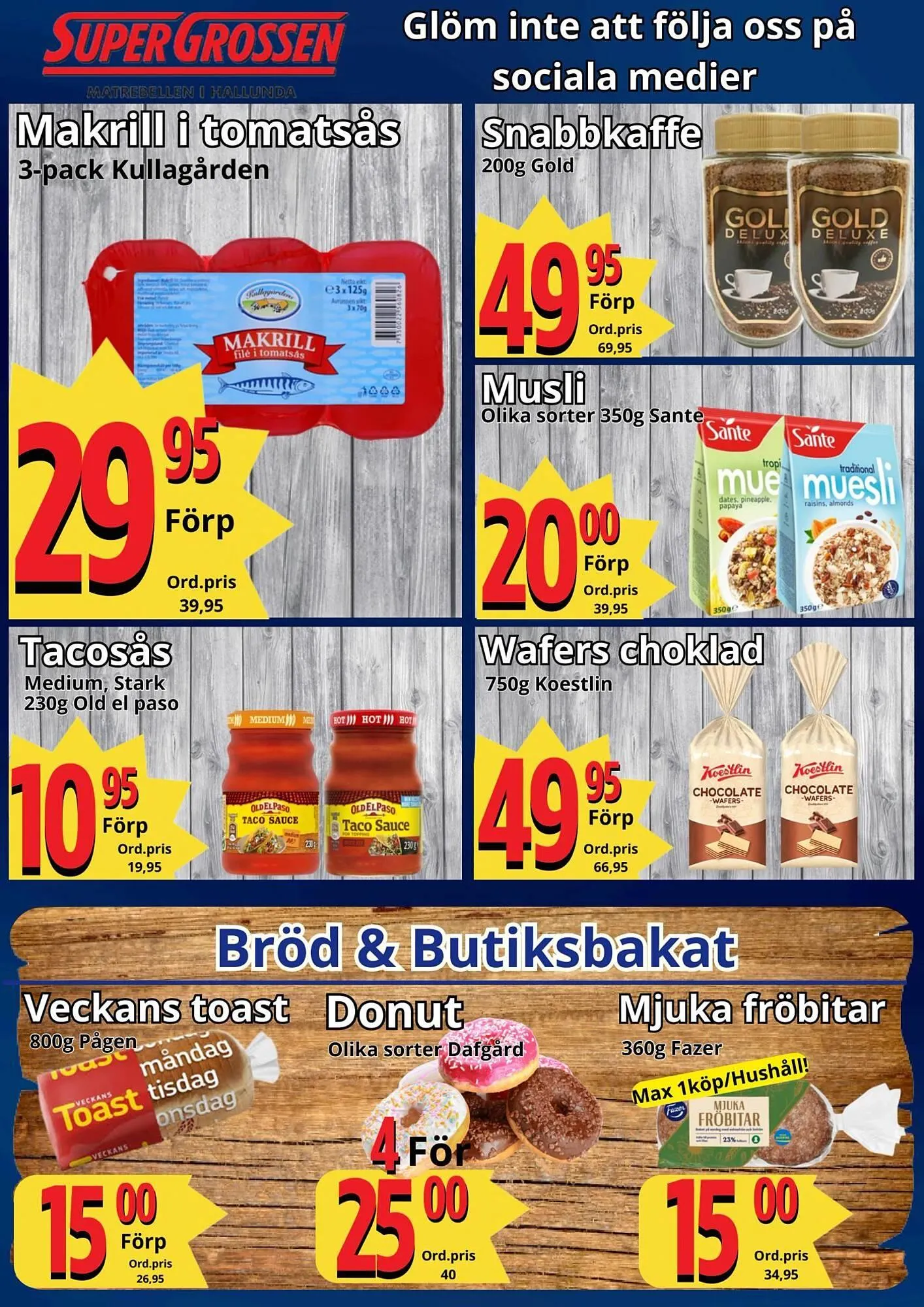 Supergrossen reklamblad från 1 september till 7 september 2025 - Reklamblad sidor 10