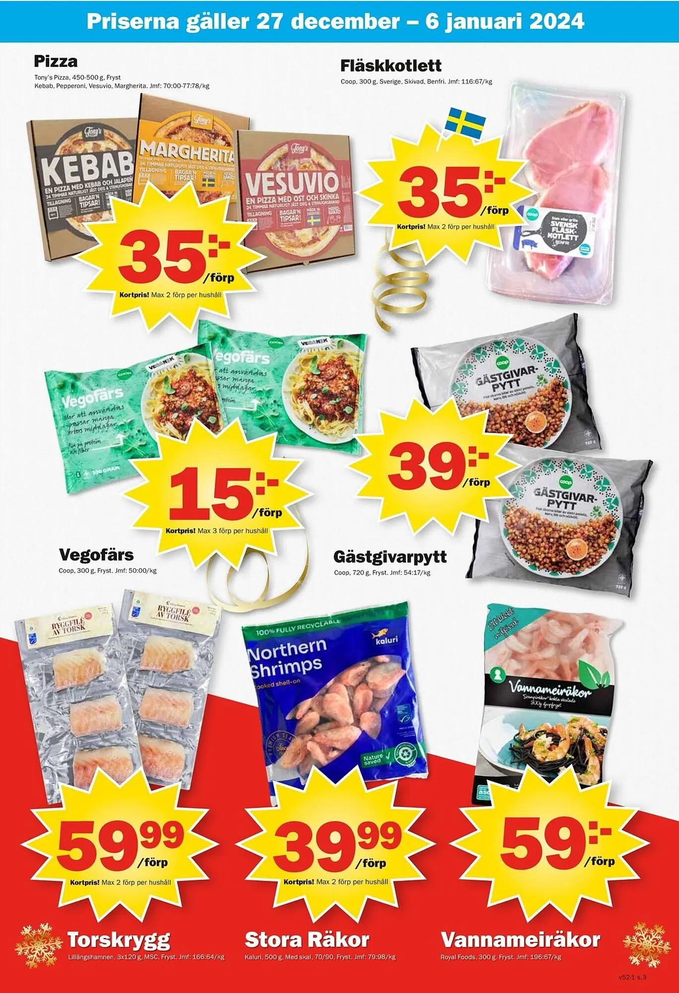 Pekås reklamblad från 22 december till 28 december 2025 - Reklamblad sidor 3