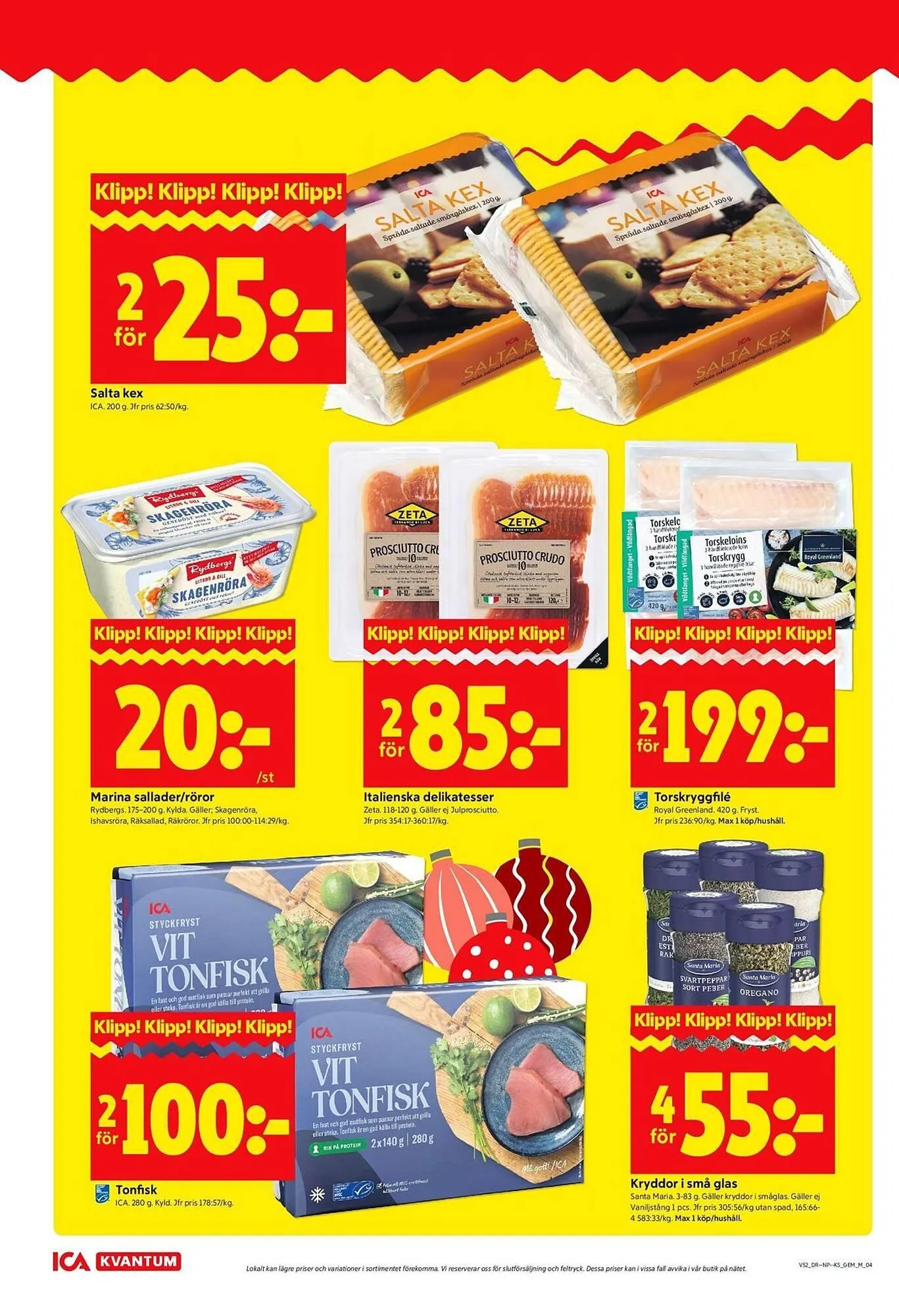 ICA Kvantum reklamblad från 22 december till 28 december 2025 - Reklamblad sidor 4