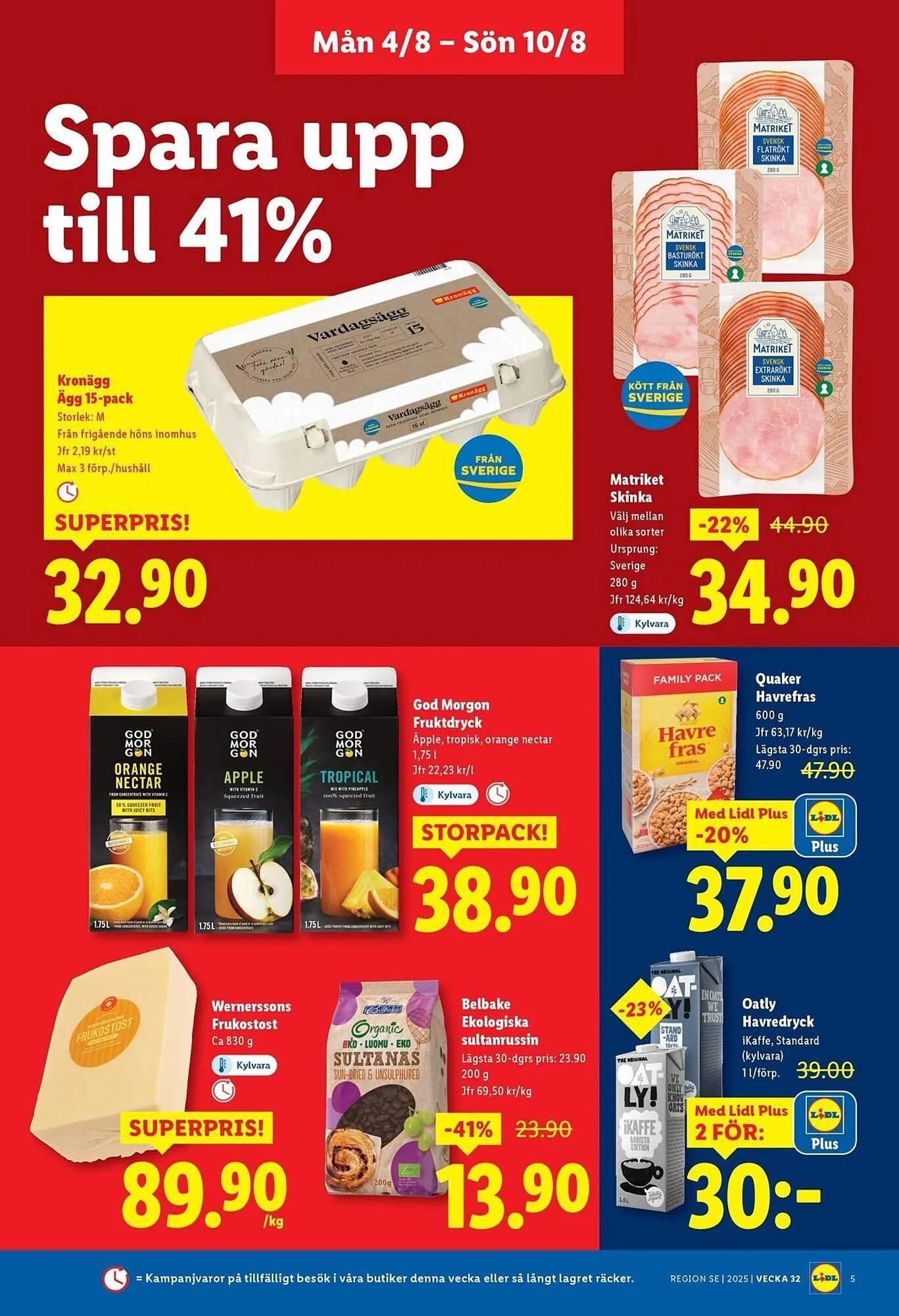 Lidl reklamblad från 4 augusti till 10 augusti 2025 - Reklamblad sidor 5