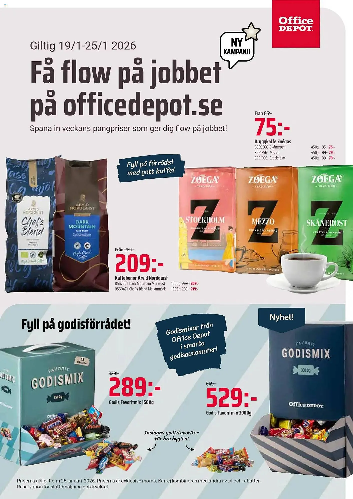 Office Depot reklamblad från 19 januari till 25 januari 2026 - Reklamblad sidor 1