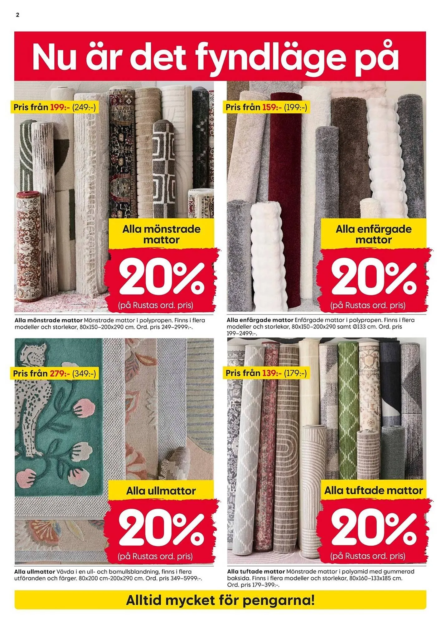 Rusta reklamblad från 23 februari till 1 mars 2026 - Reklamblad sidor 2