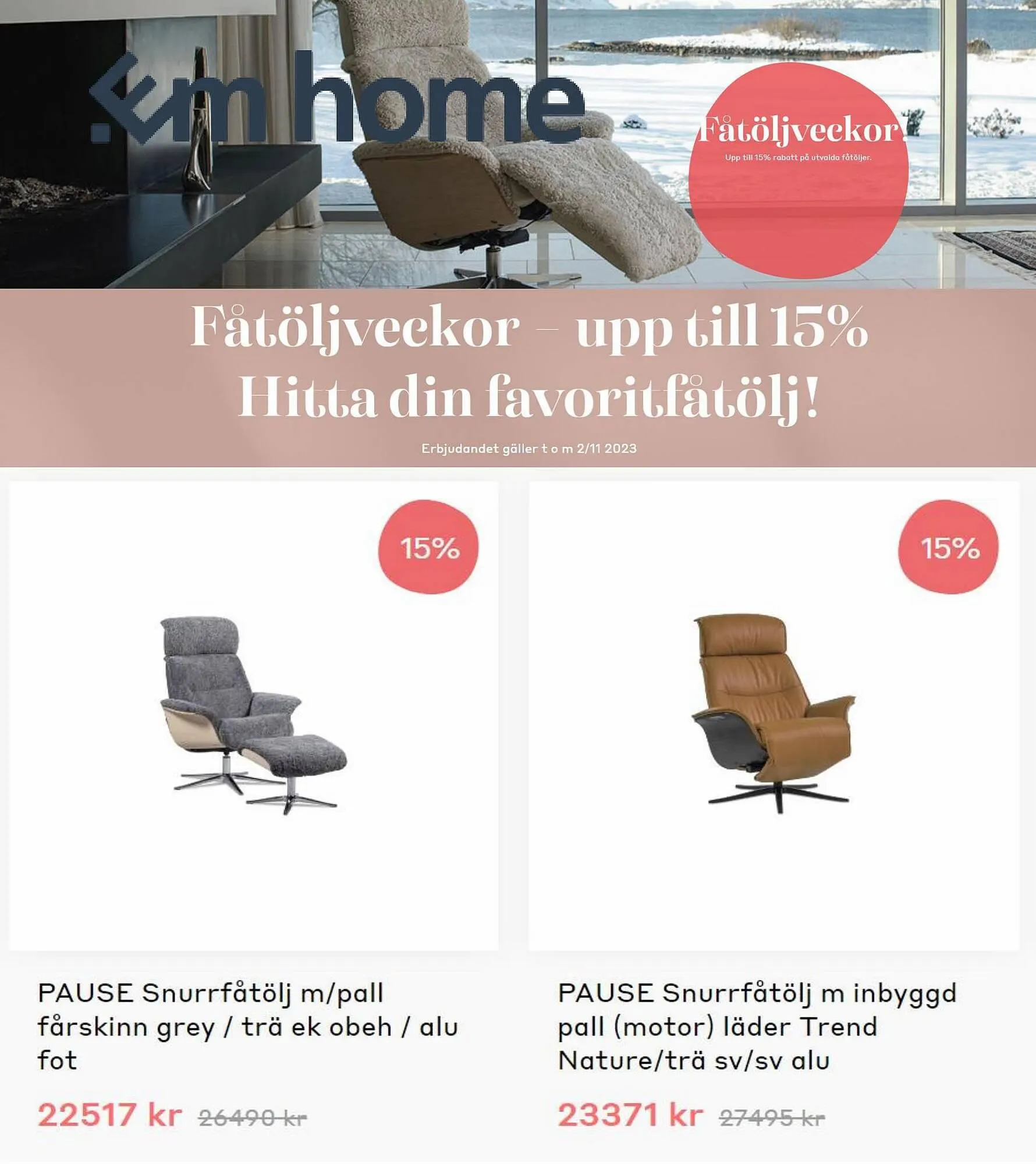 EM Home reklamblad från 3 oktober till 2 november 2023 - Reklamblad sidor 6