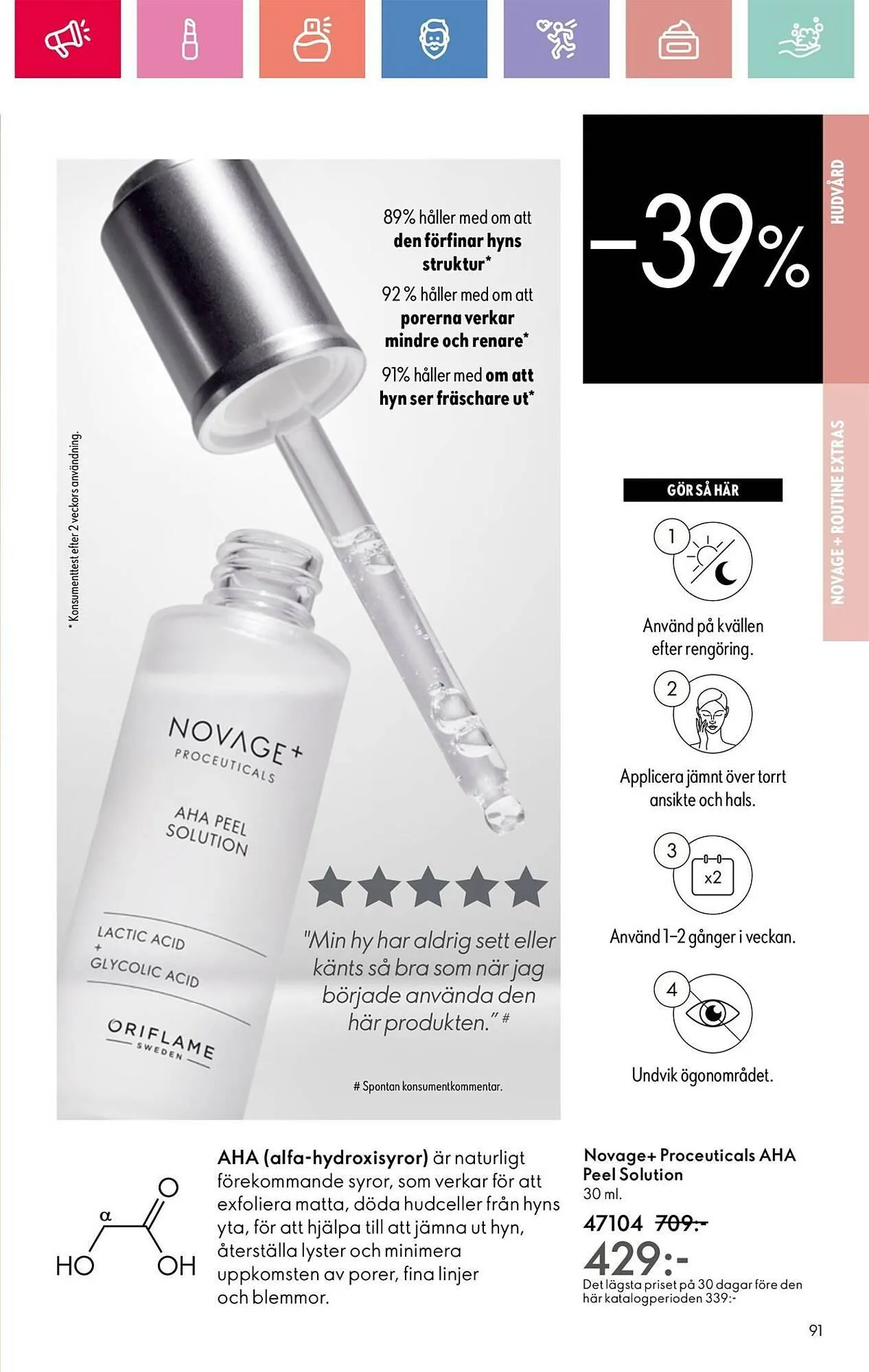 Oriflame reklamblad från 24 augusti till 13 september 2025 - Reklamblad sidor 91