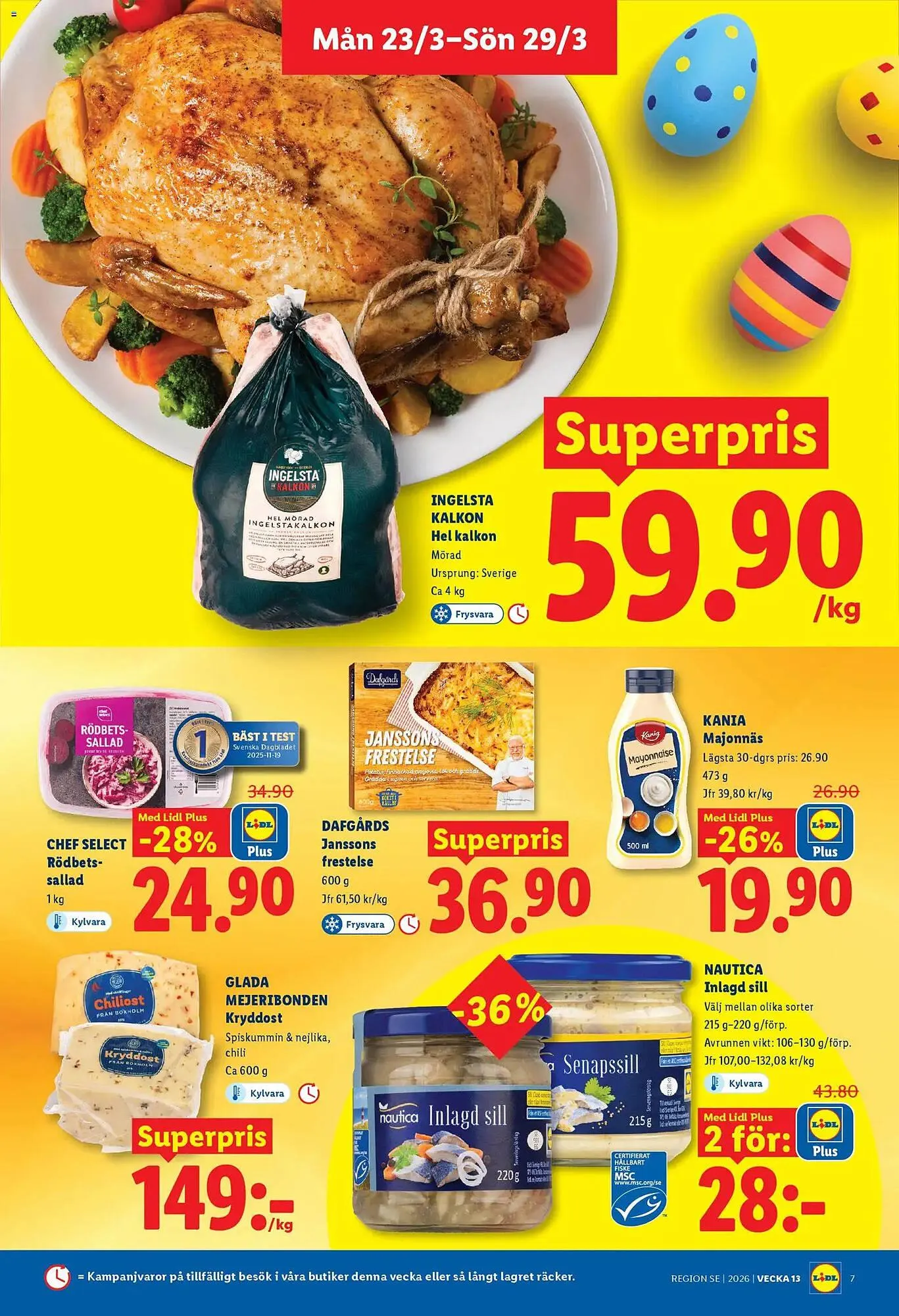 Lidl reklamblad från 23 mars till 29 mars 2026 - Reklamblad sidor 7