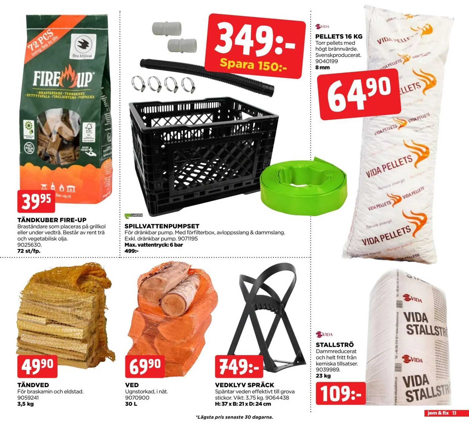 Jem&Fix reklamblad från 6 oktober till 20 oktober 2025 - Reklamblad sidor 13