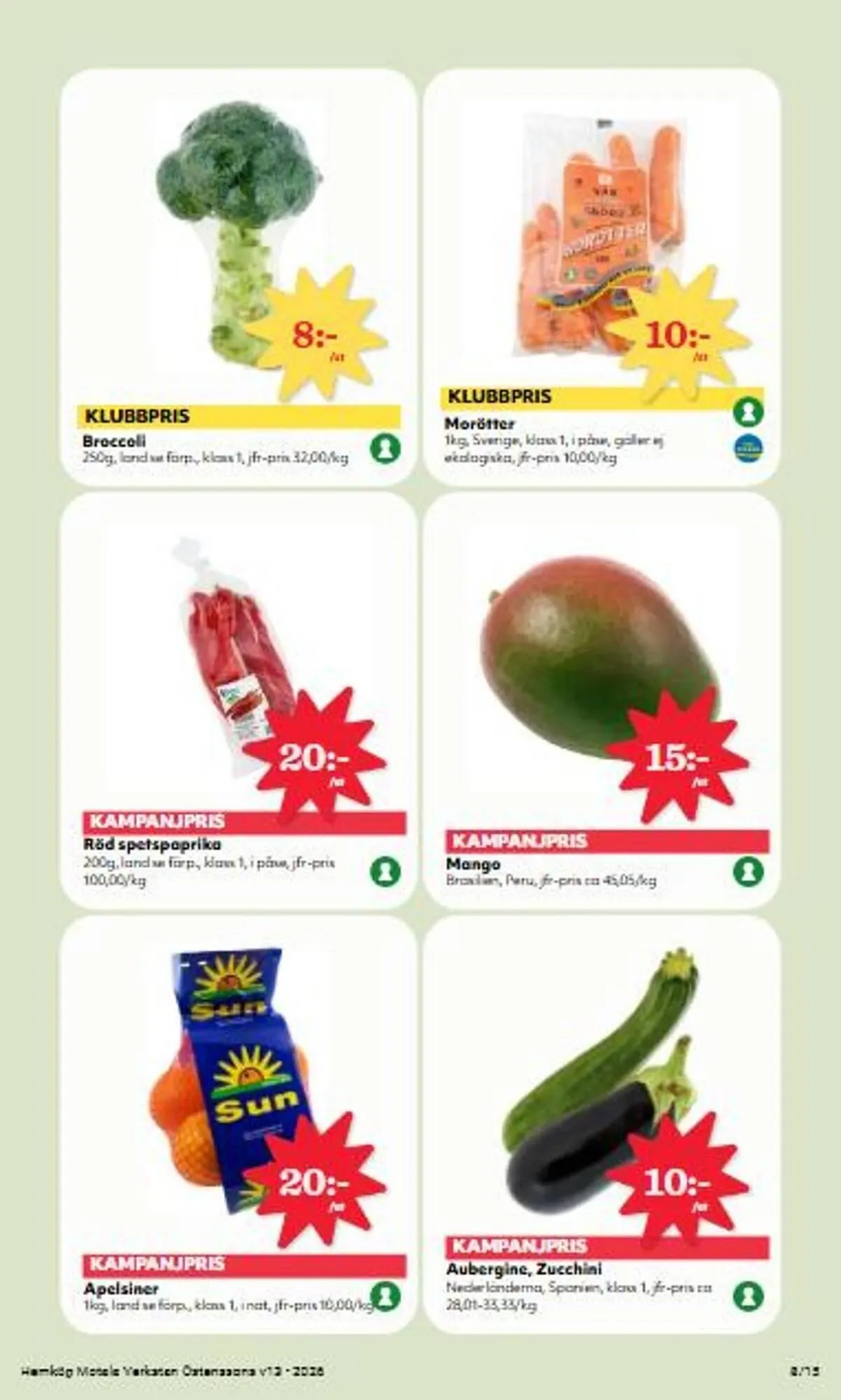 Hemköp reklamblad från 23 mars till 29 mars 2026 - Reklamblad sidor 8