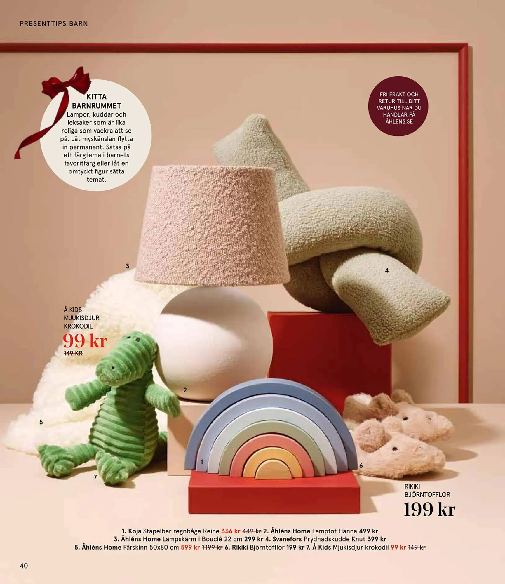 Åhléns reklamblad från 25 november till 24 december 2024 - Reklamblad sidor 40