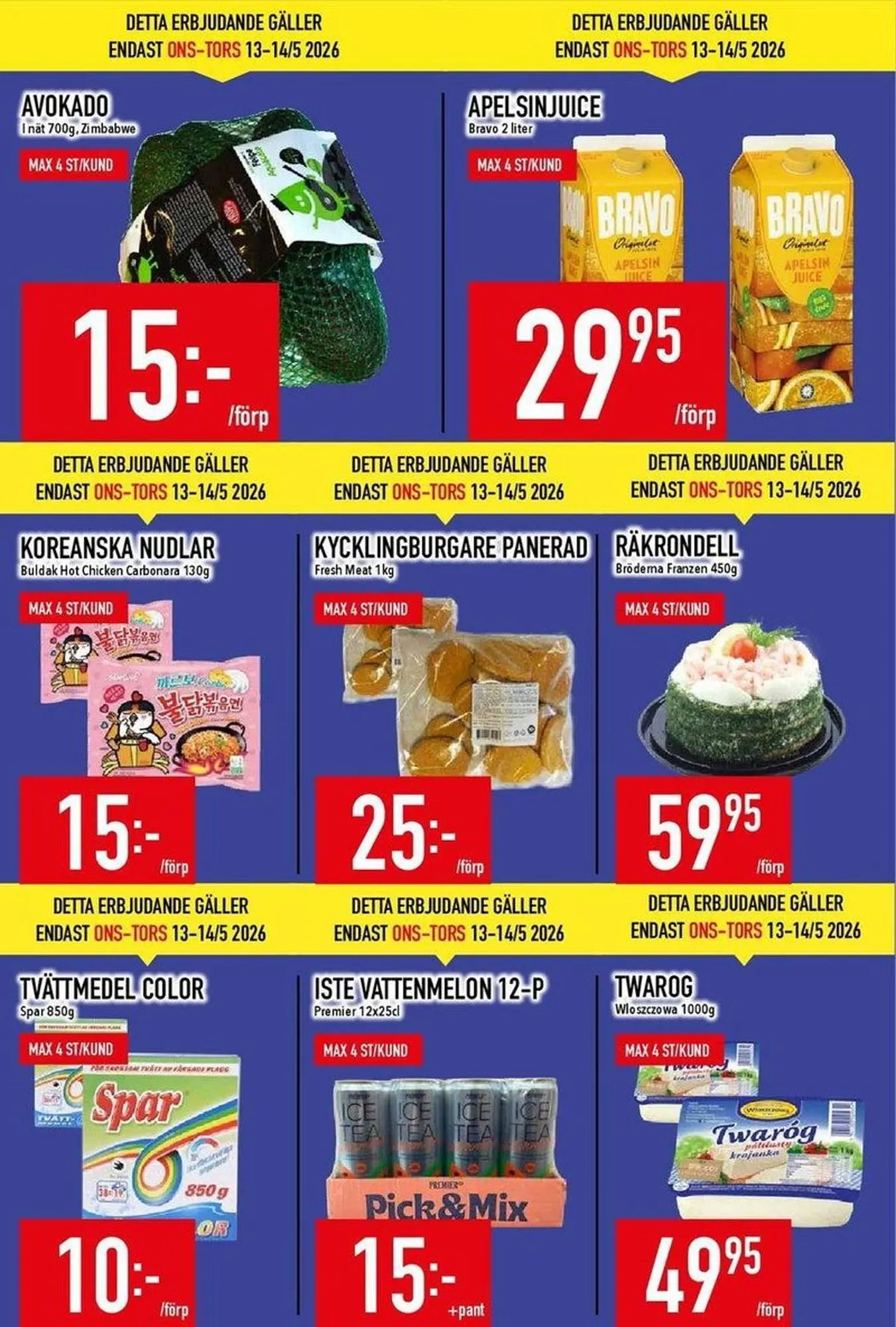 Matdax reklamblad från 11 maj till 17 maj 2026 - Reklamblad sidor 3