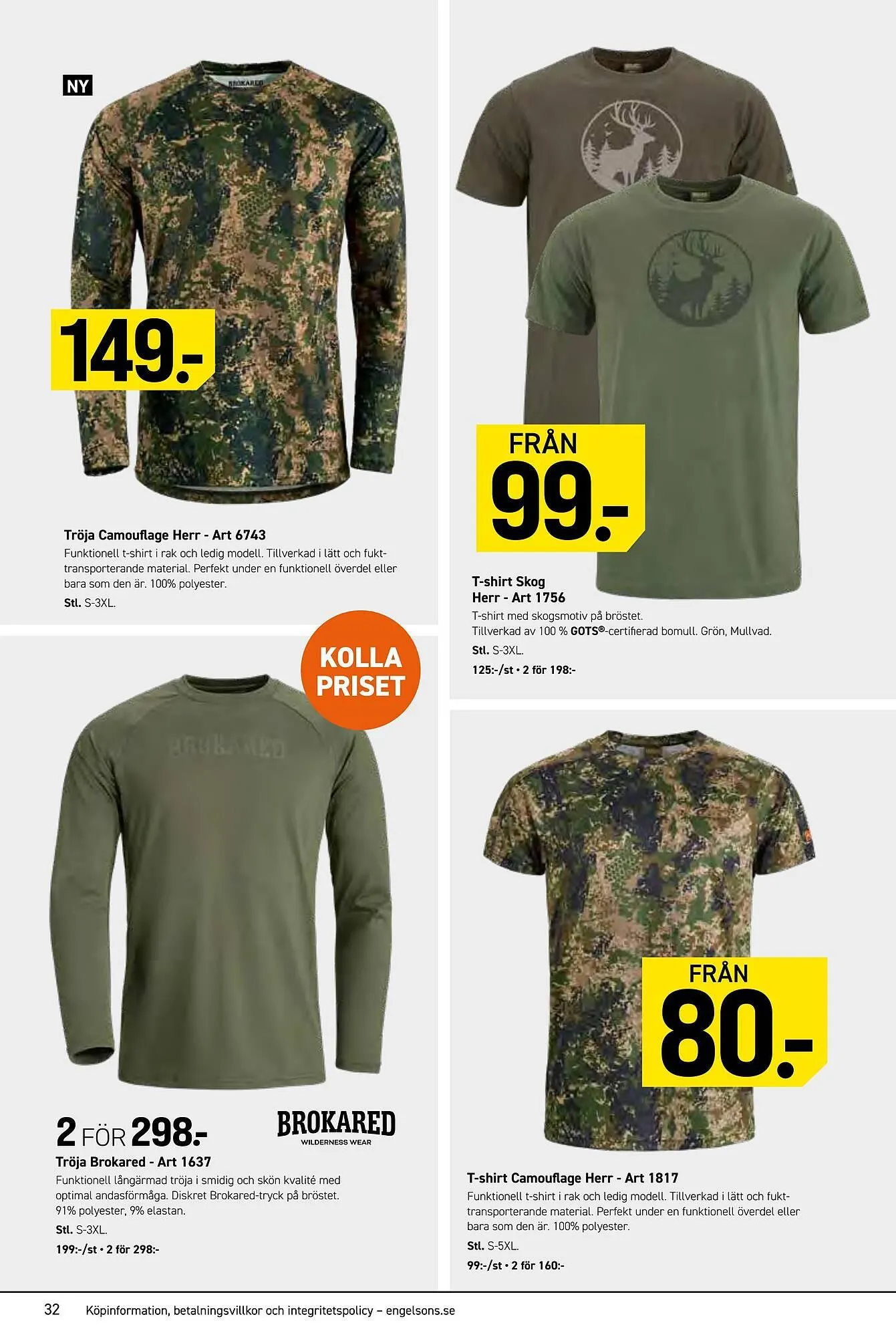 Engelsons reklamblad från 1 juli till 31 juli 2025 - Reklamblad sidor 32