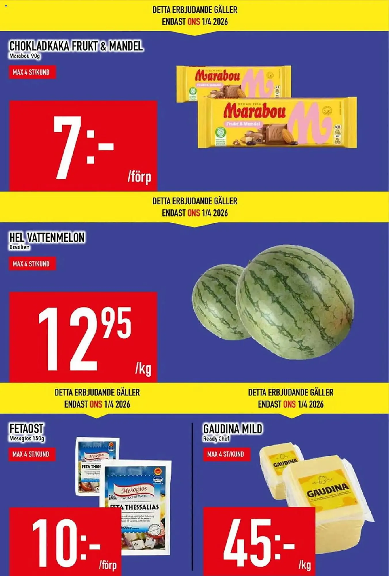 Matdax reklamblad från 7 april till 12 april 2026 - Reklamblad sidor 3