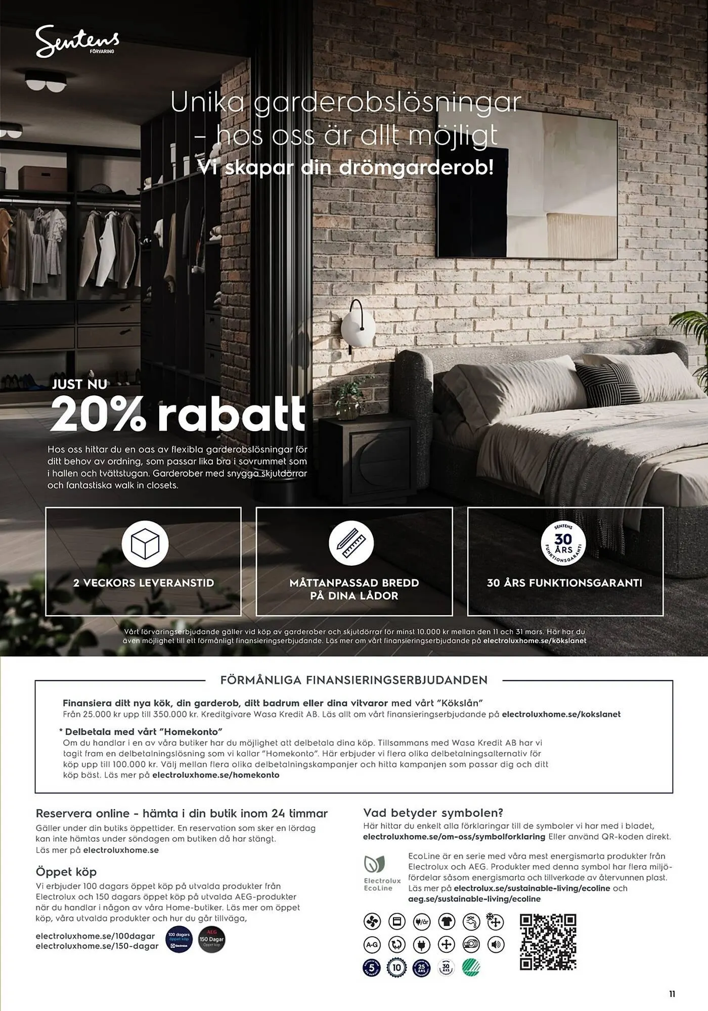 Electrolux Home reklamblad från 11 mars till 31 mars 2025 - Reklamblad sidor 11