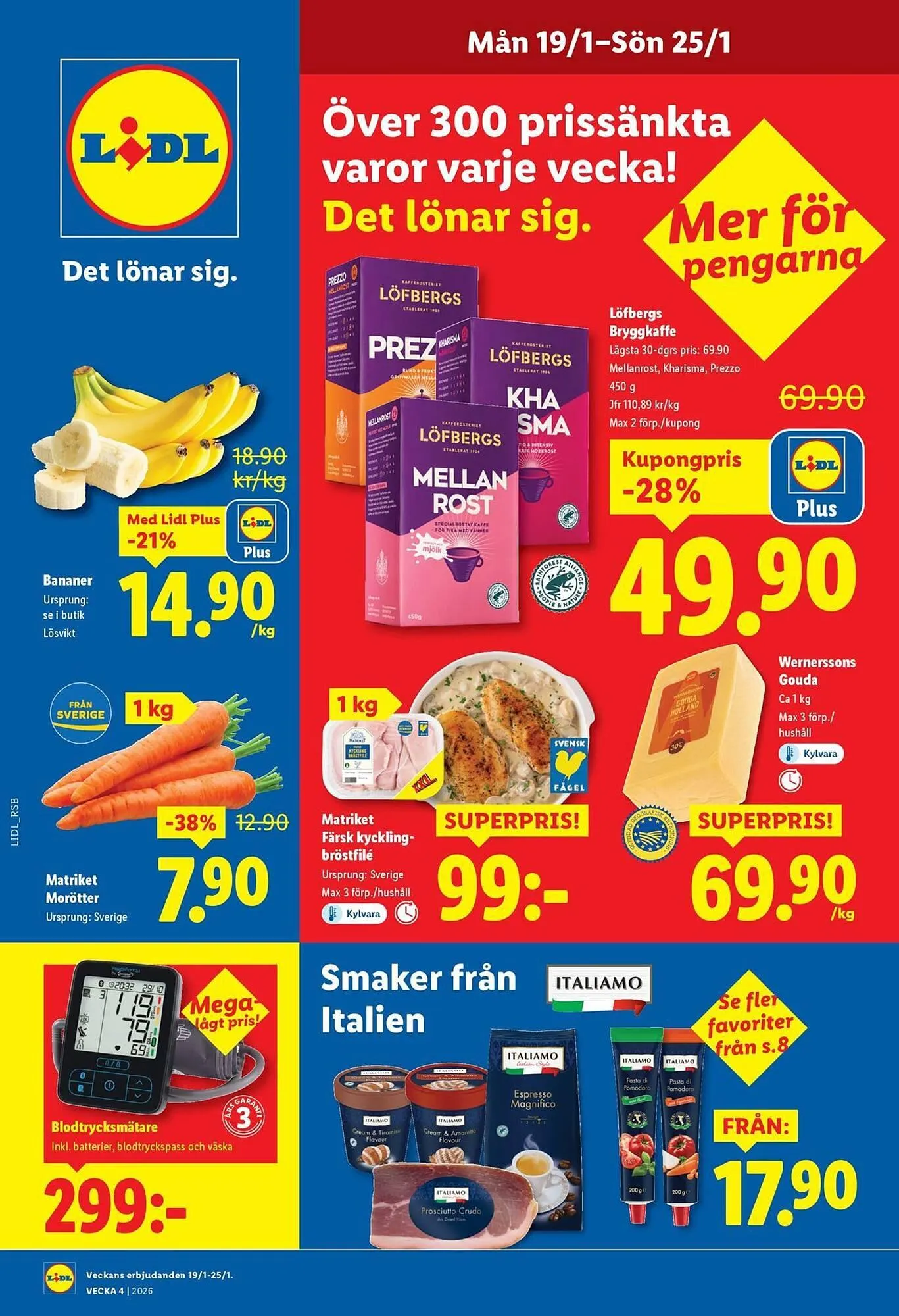 Lidl reklamblad från 19 januari till 25 januari 2026 - Reklamblad sidor 1