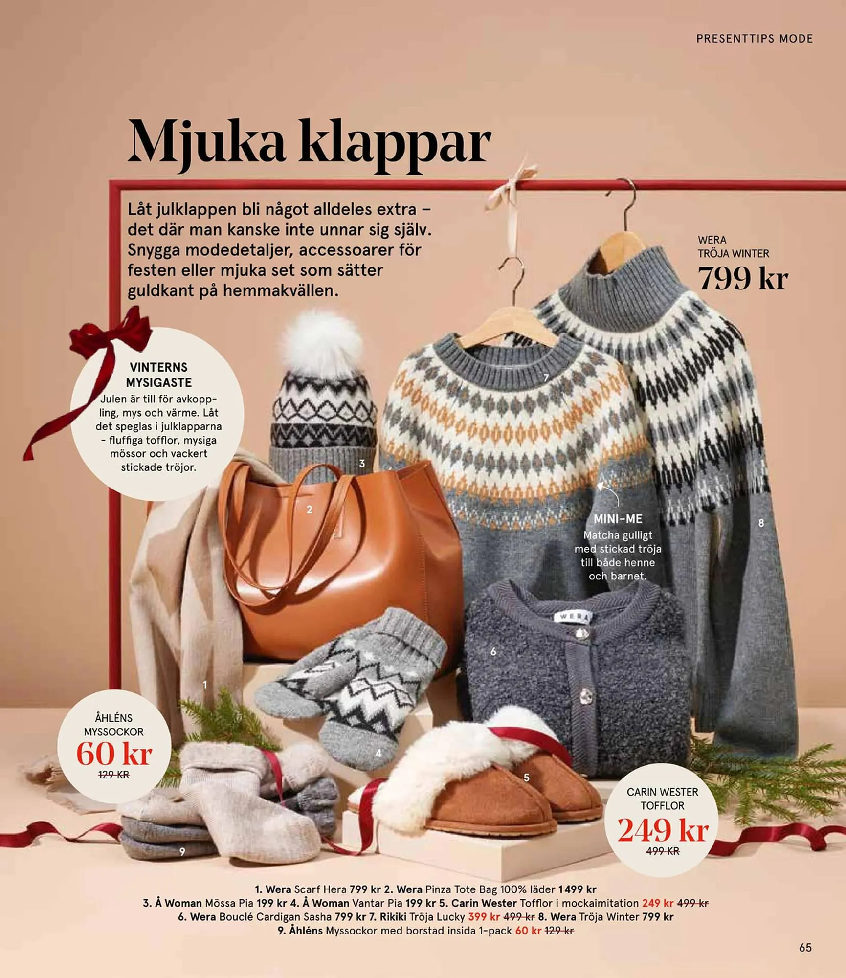 Åhléns reklamblad från 25 november till 24 december 2024 - Reklamblad sidor 65