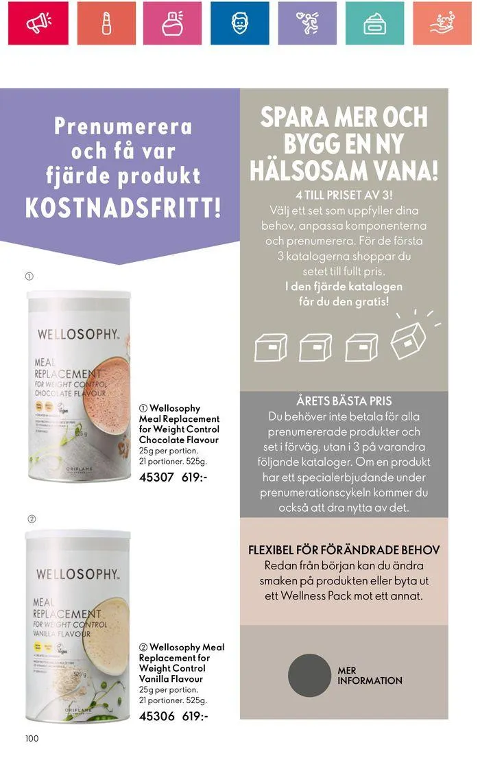 Oriflame reklamblad från 20 juni till 4 juli 2024 - Reklamblad sidor 100