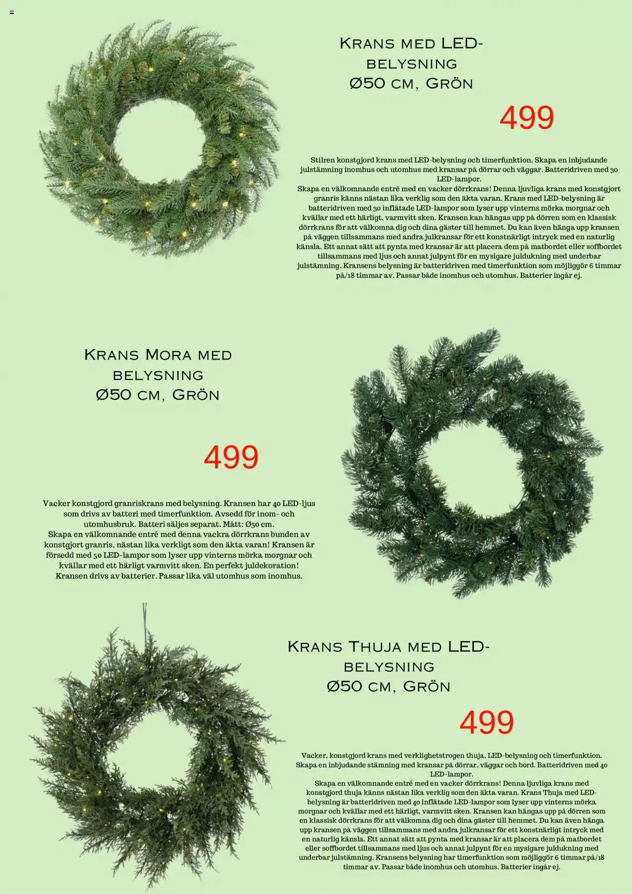 Plantagen - erbjudanden från 1 november till 23 november 2023 - Reklamblad sidor 4
