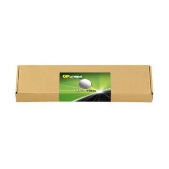 GP Lithium Cell Battery CR2025, E-BOX, 10-pack