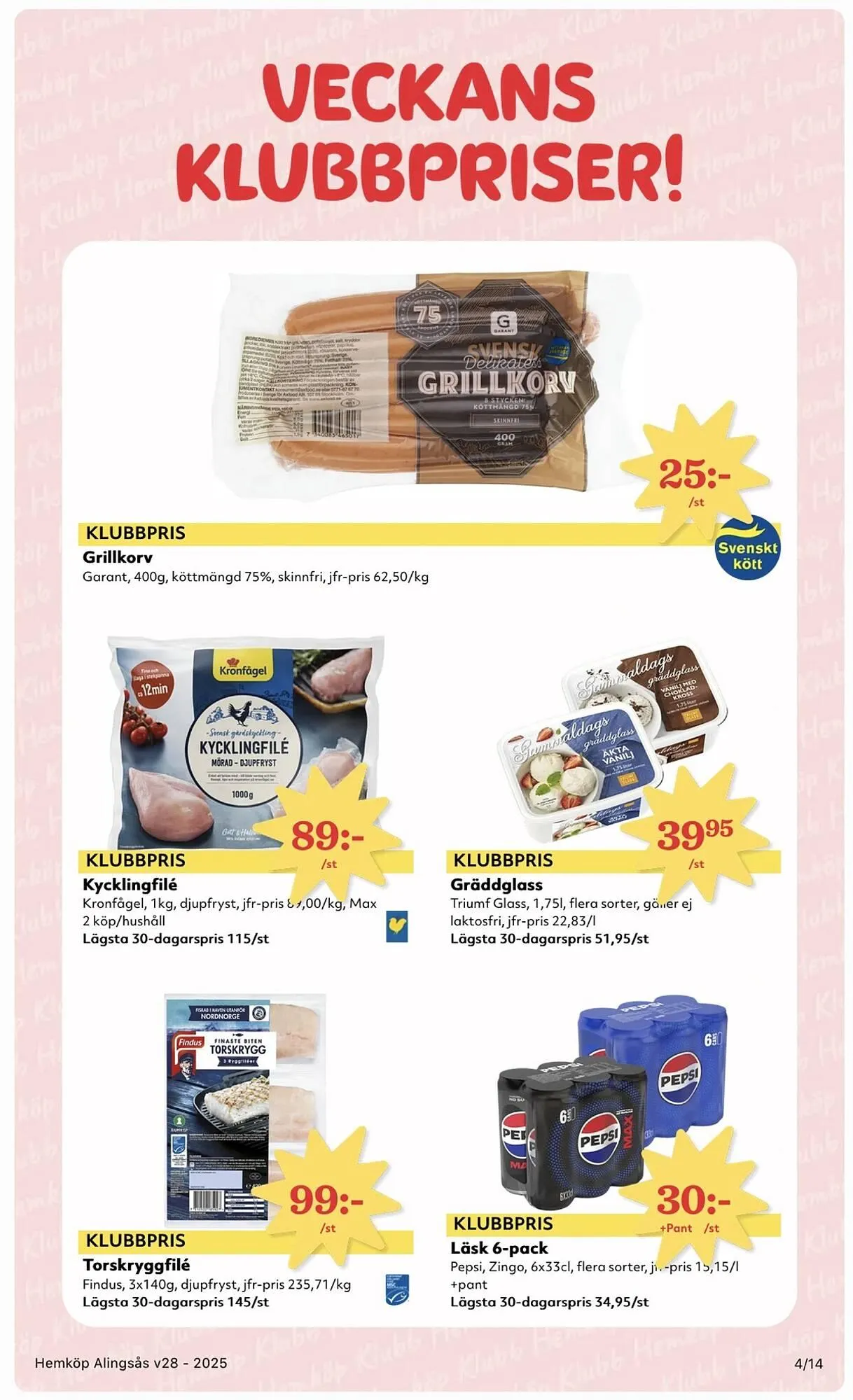 Östenssons reklamblad från 7 juli till 14 juli 2025 - Reklamblad sidor 4