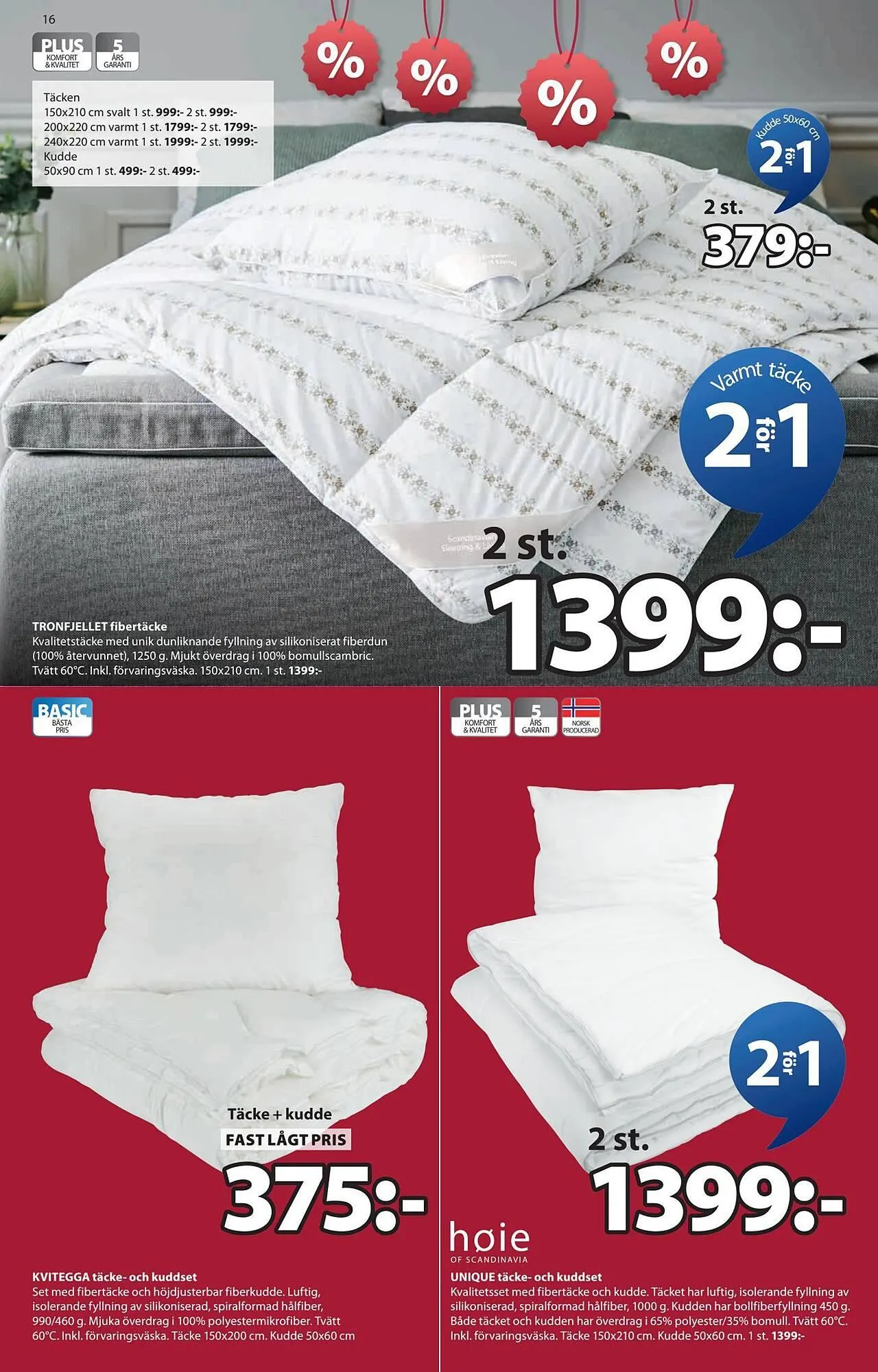 JYSK reklamblad från 24 december till 19 januari 2026 - Reklamblad sidor 16