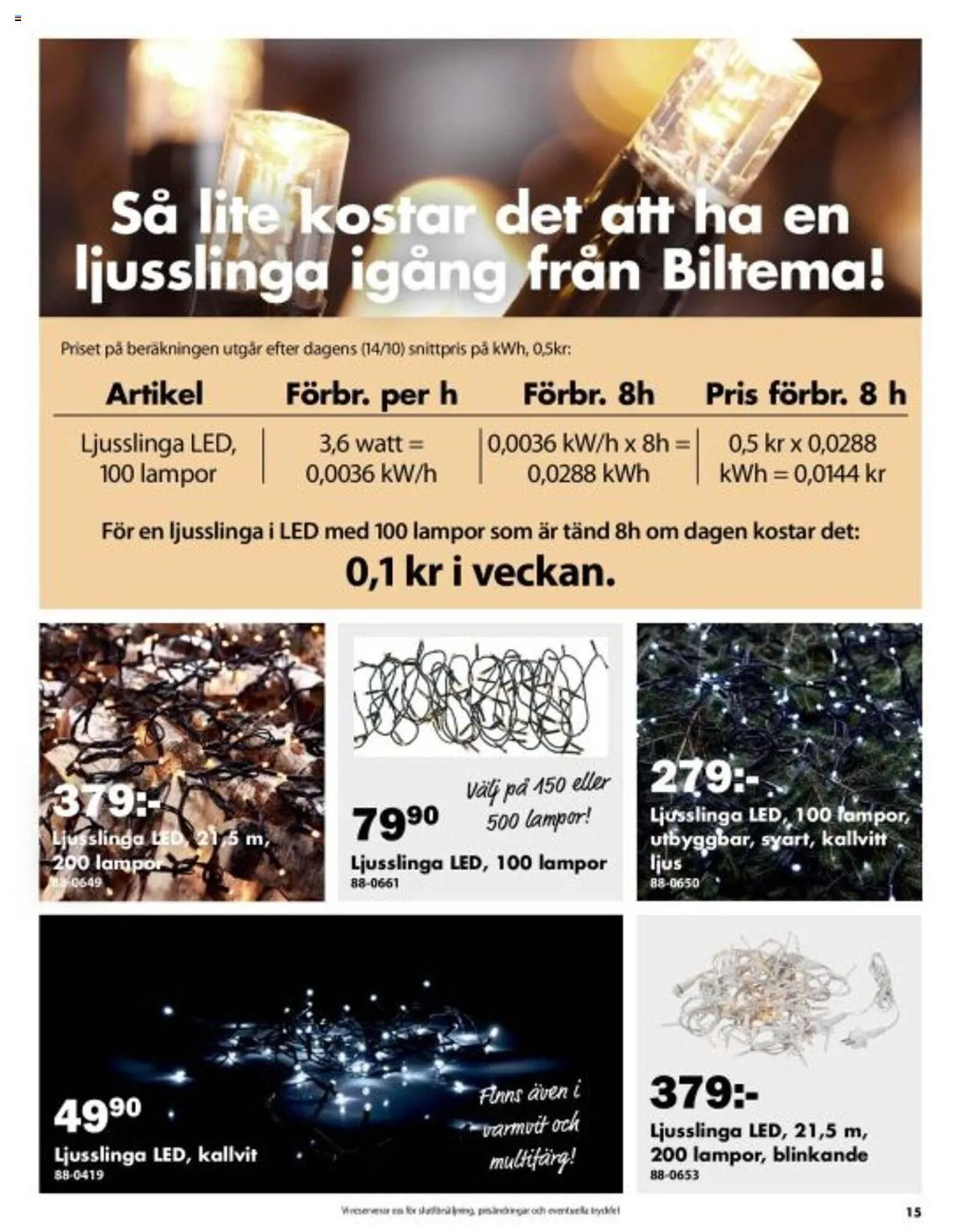 Biltema reklamblad från 17 oktober till 13 november 2024 - Reklamblad sidor 3