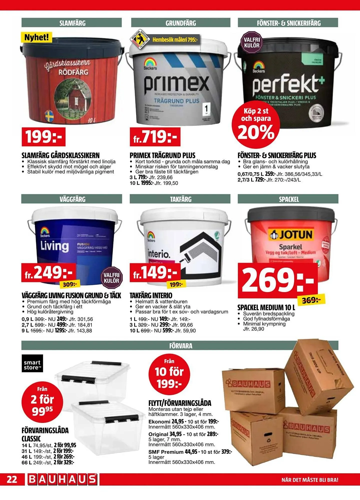 Bauhaus reklamblad från 7 april till 20 april 2026 - Reklamblad sidor 22